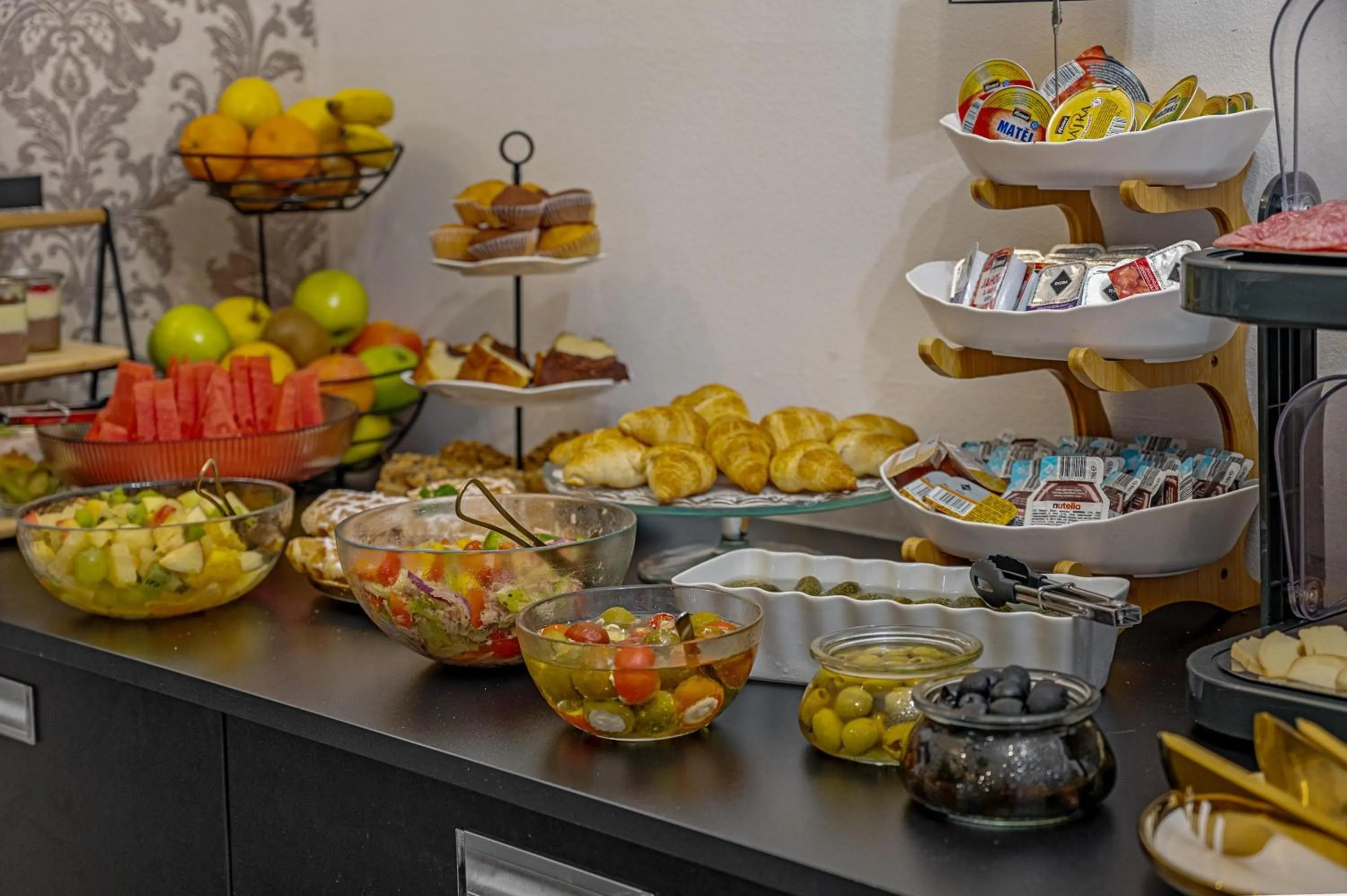 Buffet breakfast in Apart Hotel VIRGO