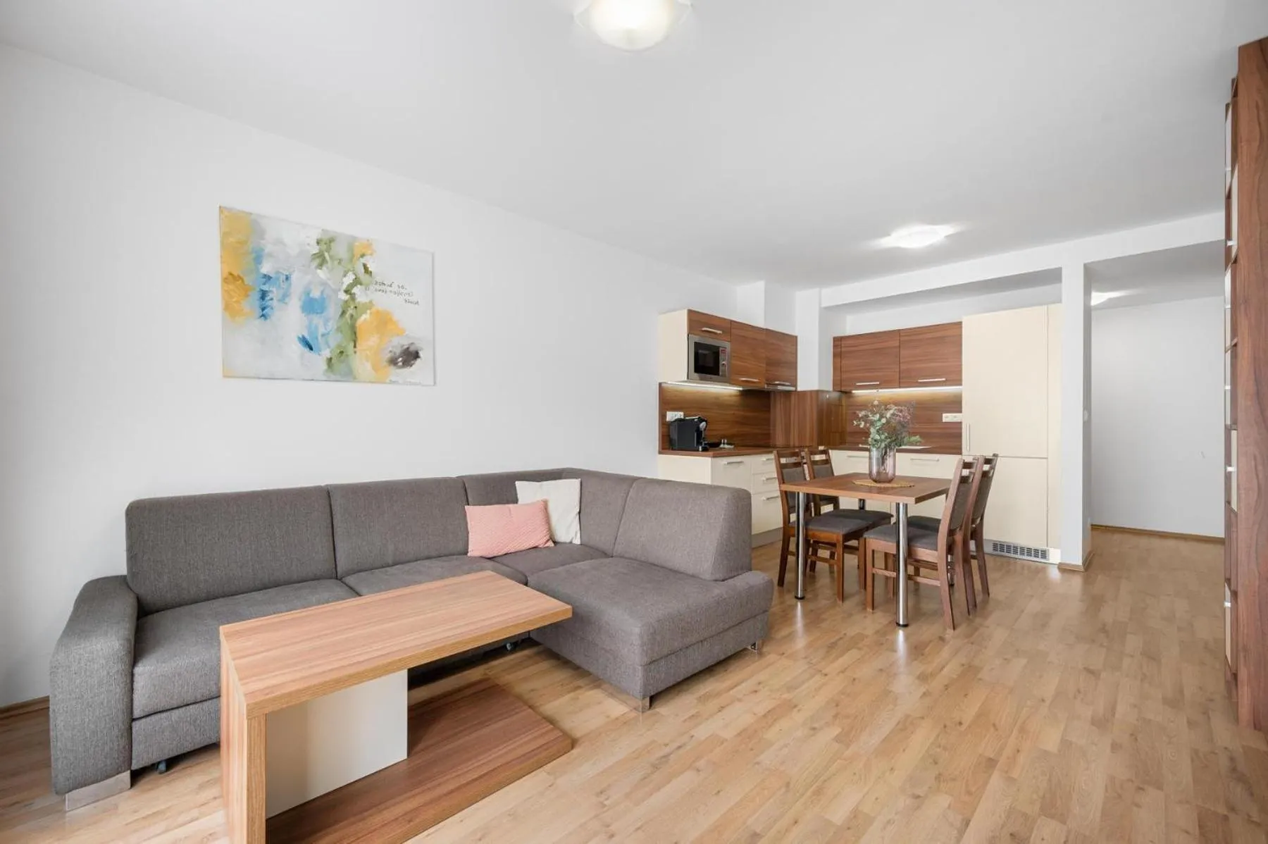 Kitchen or kitchenette in Apart Hotel VIRGO