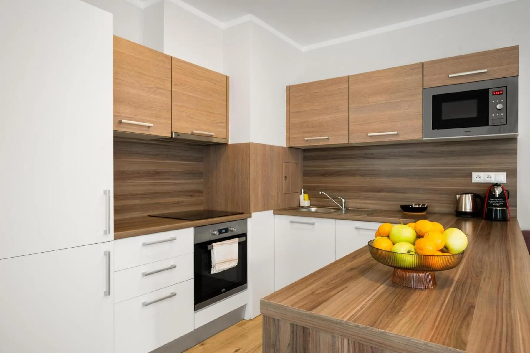 Kitchen or kitchenette in Apart Hotel VIRGO