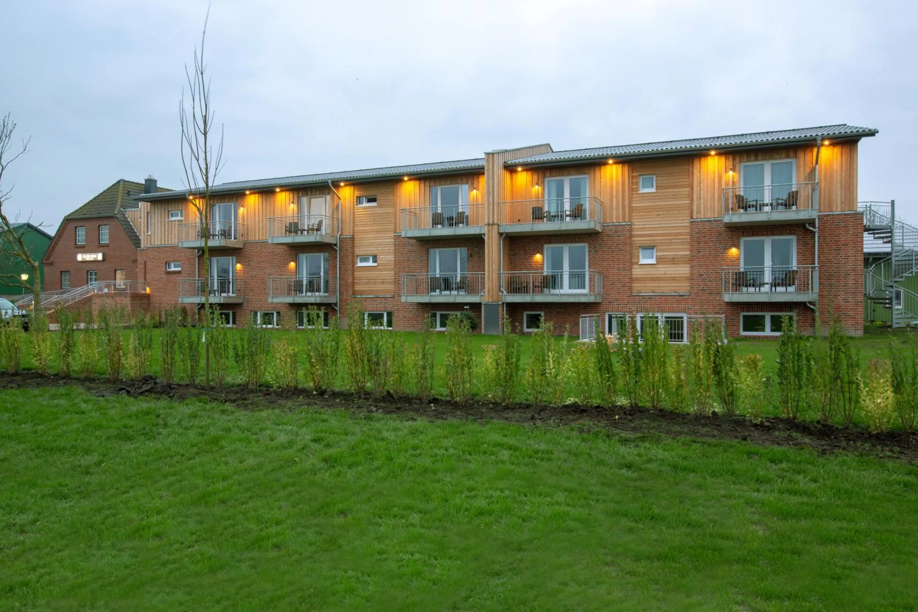 Facade/entrance in Nordsee Lodge