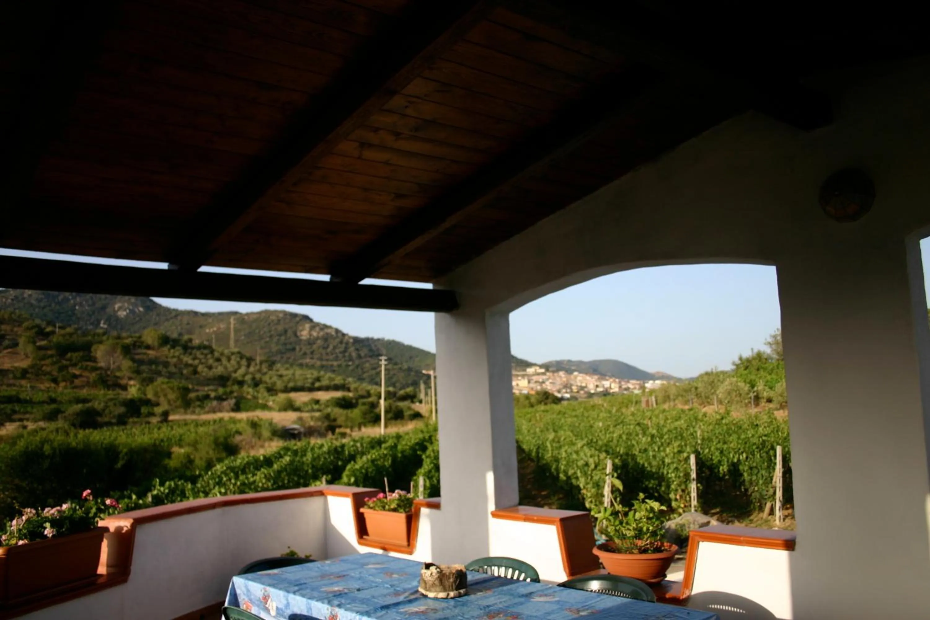 Balcony/Terrace in Agriturismo B&B Domo De Resteblas