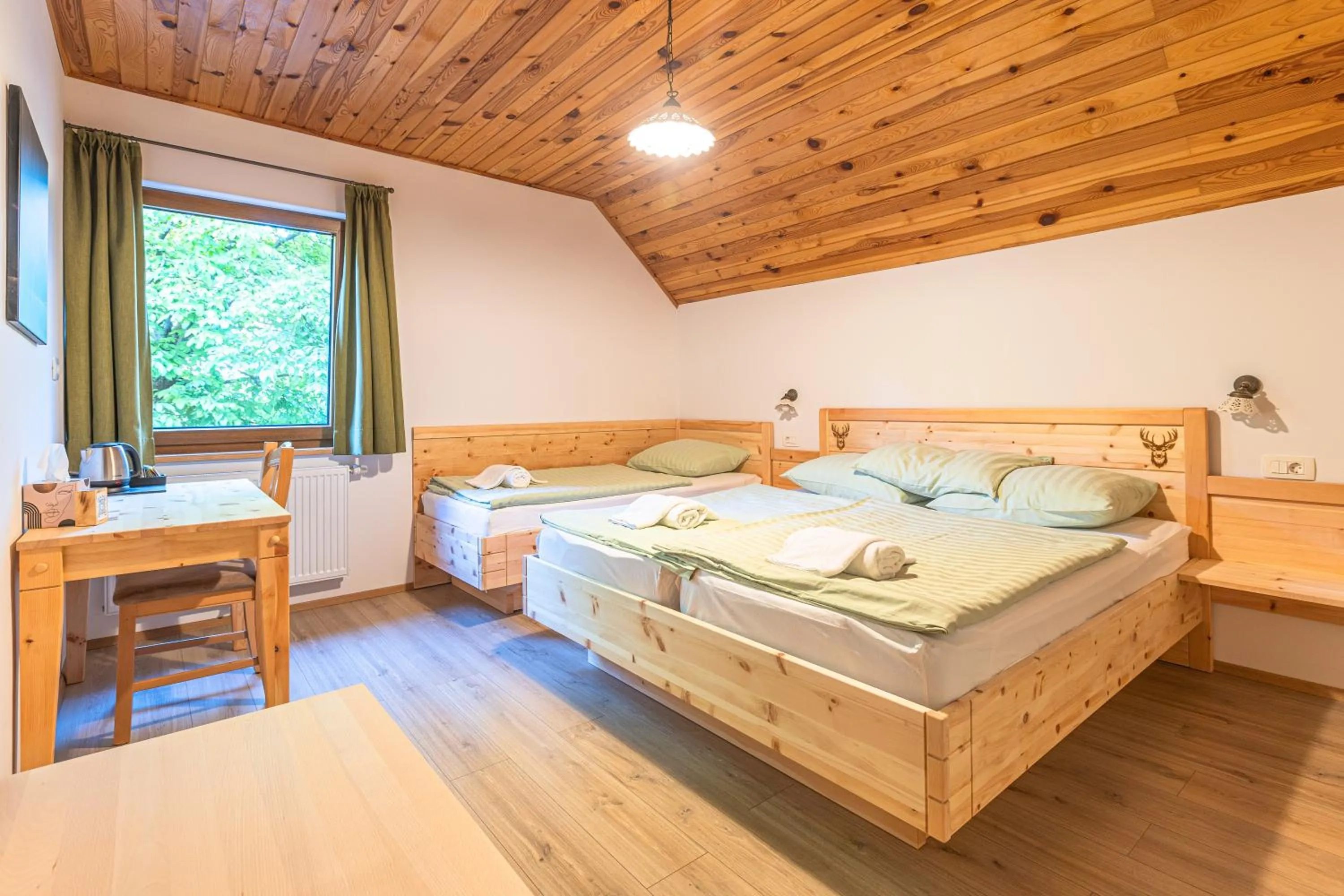 Bed in Farm Holidays Povsin