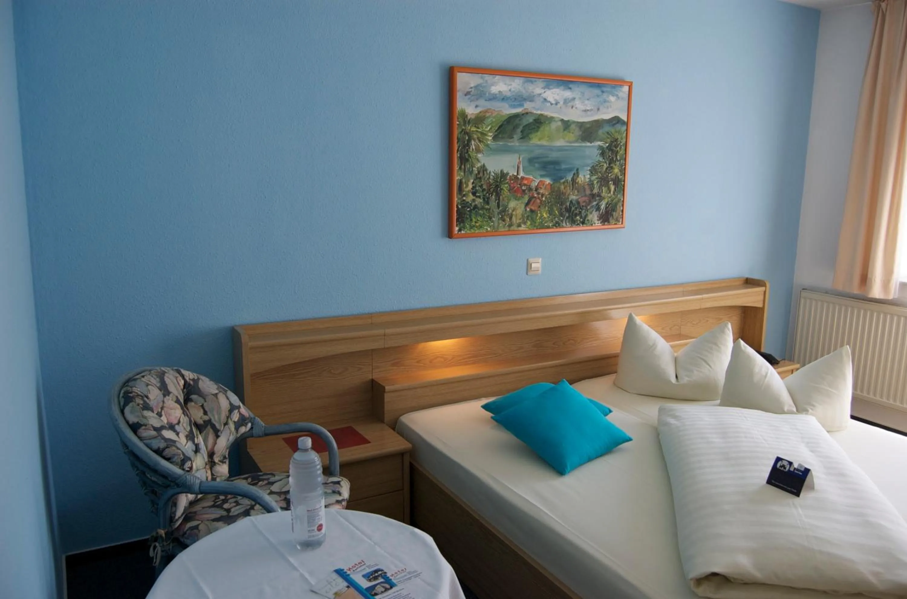 Bed in Hotel Karlshof