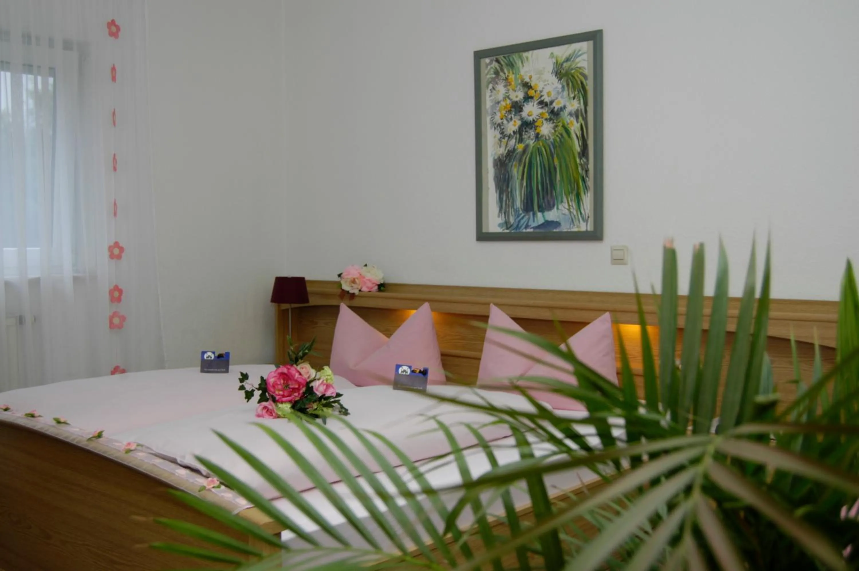 Bed in Hotel Karlshof