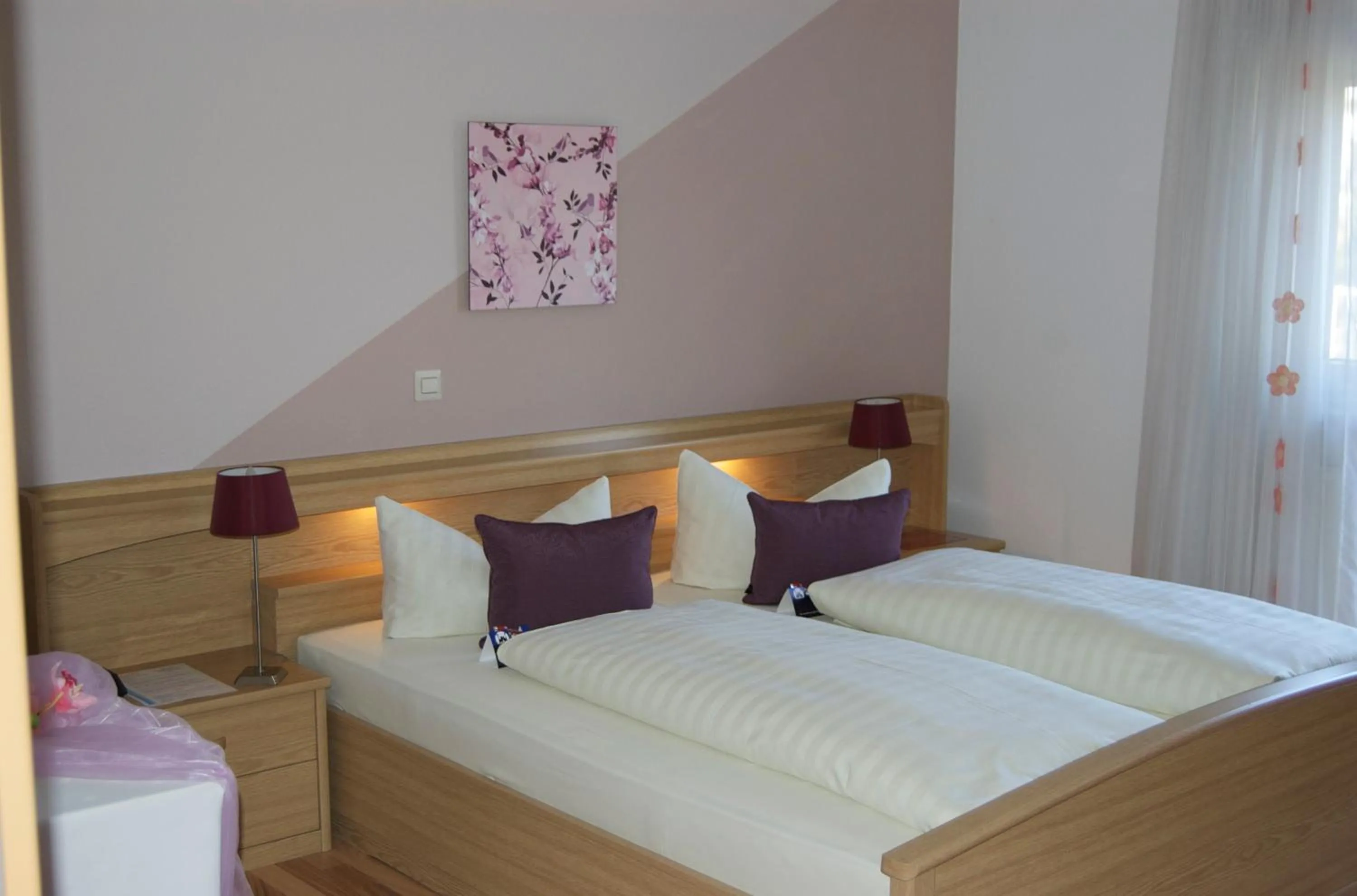 Bed in Hotel Karlshof