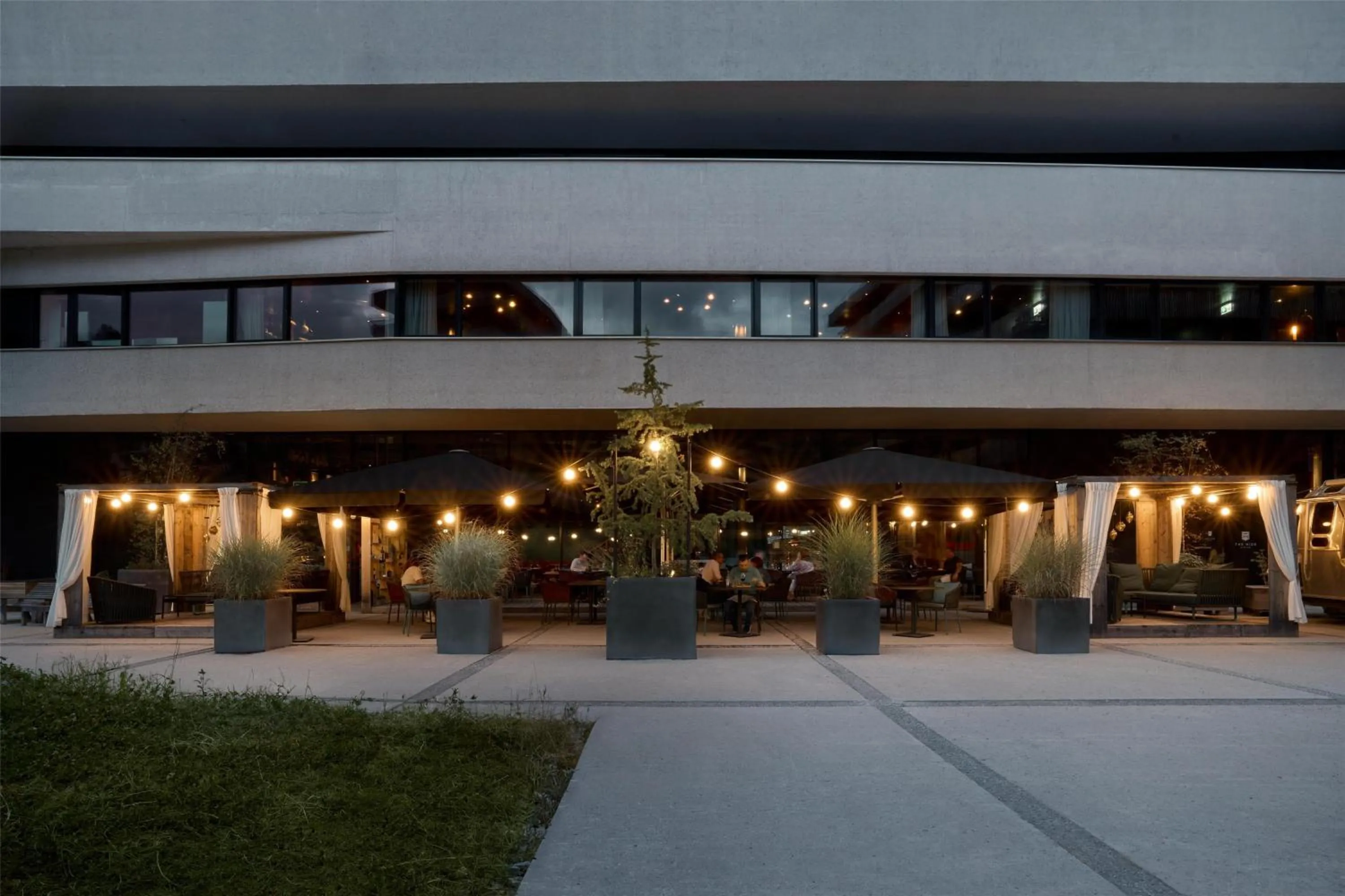 Patio in Me and All Hotel Flims, by Hyatt