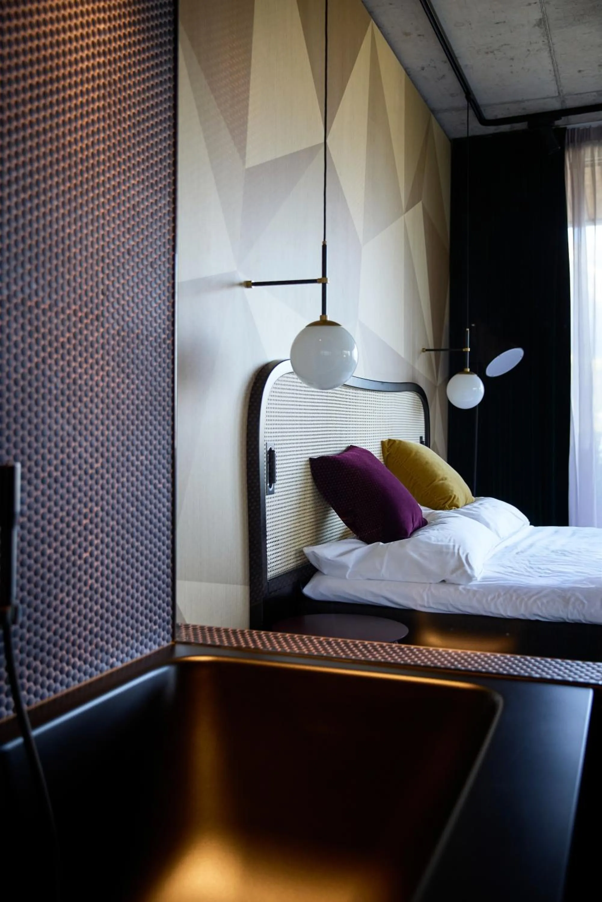 Bed in The Hide Flims Hotel