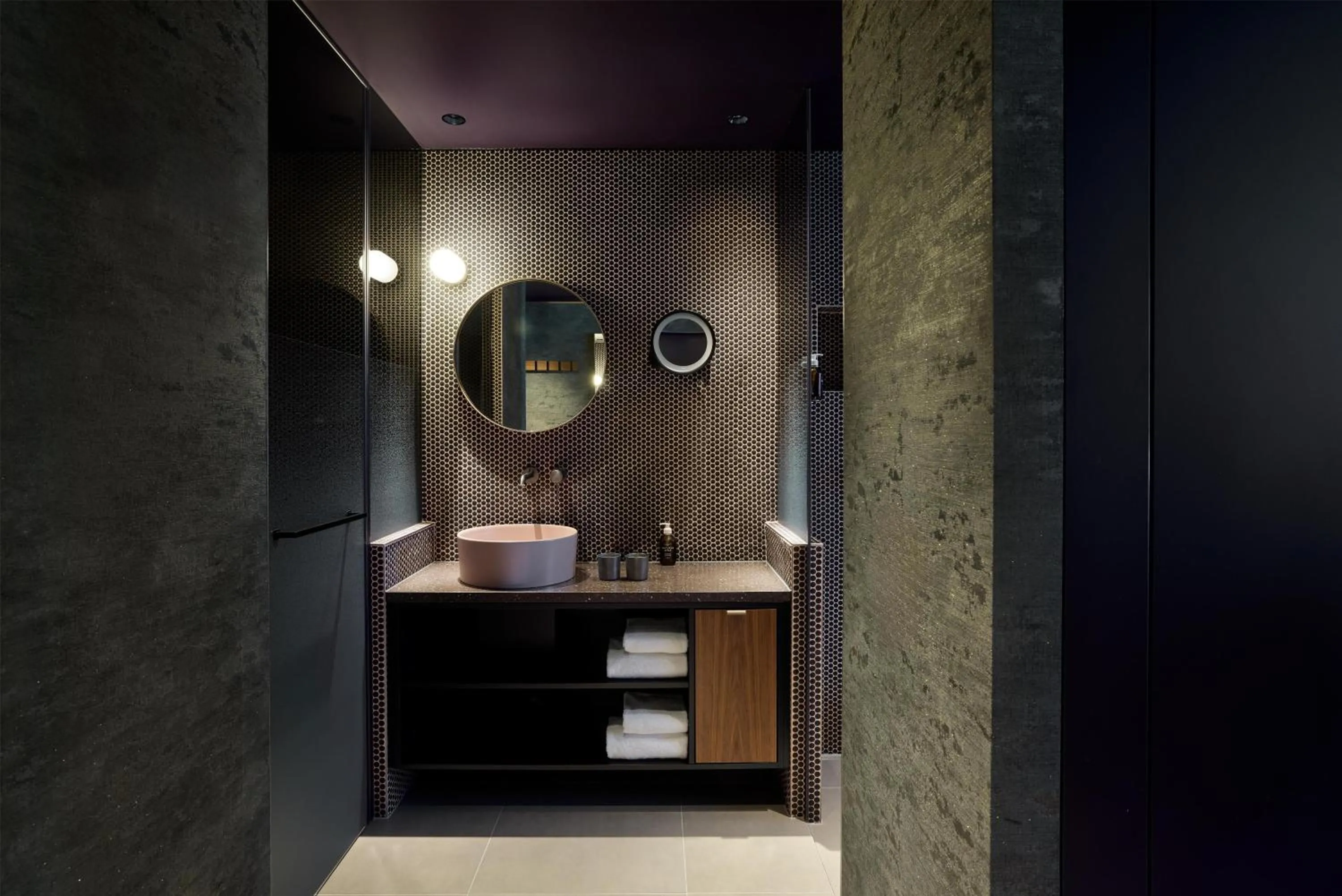 Bathroom in Me and All Hotel Flims, by Hyatt