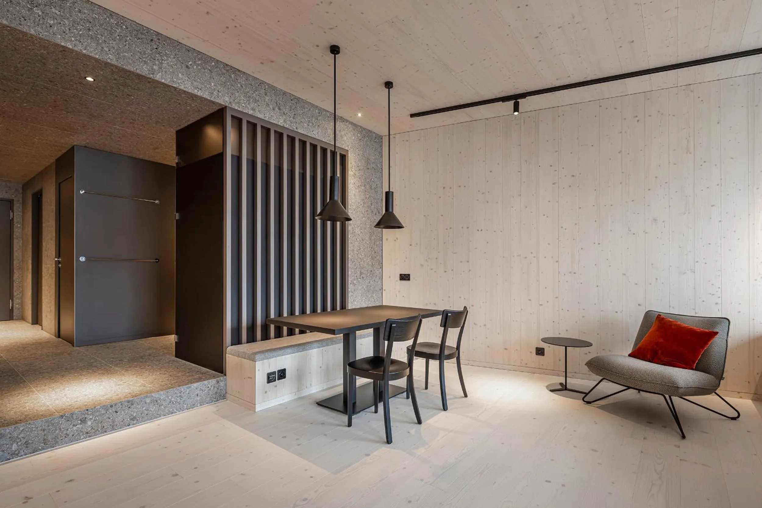 Seating area in The Hide Flims Hotel