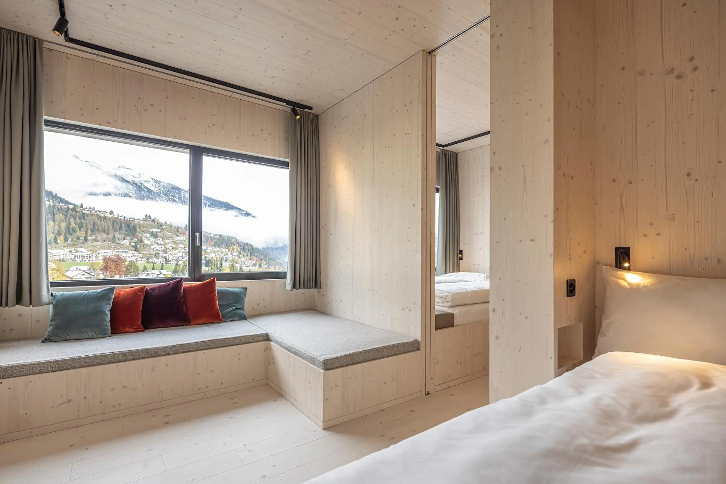 View (from property/room), Bed in The Hide Flims Hotel