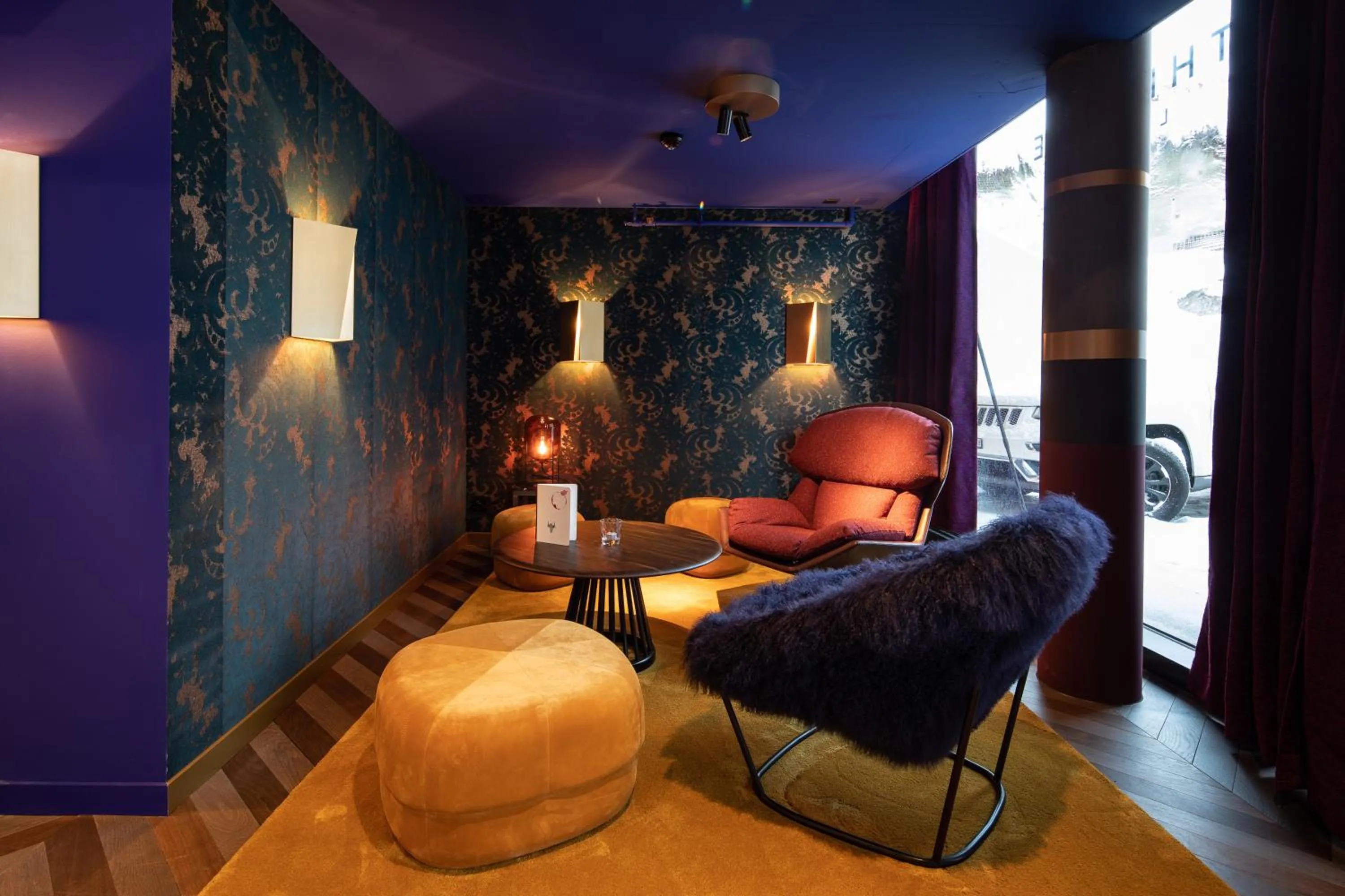 Lounge or bar in The Hide Flims Hotel