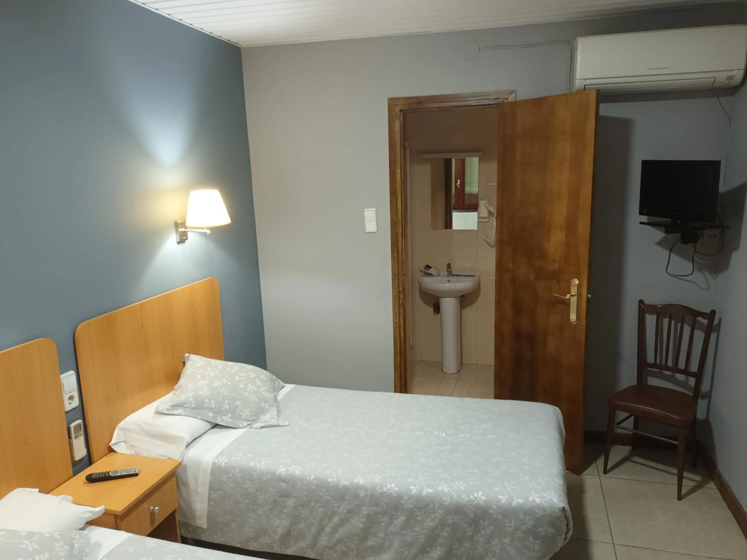 Bed in Hostal Can Jaume
