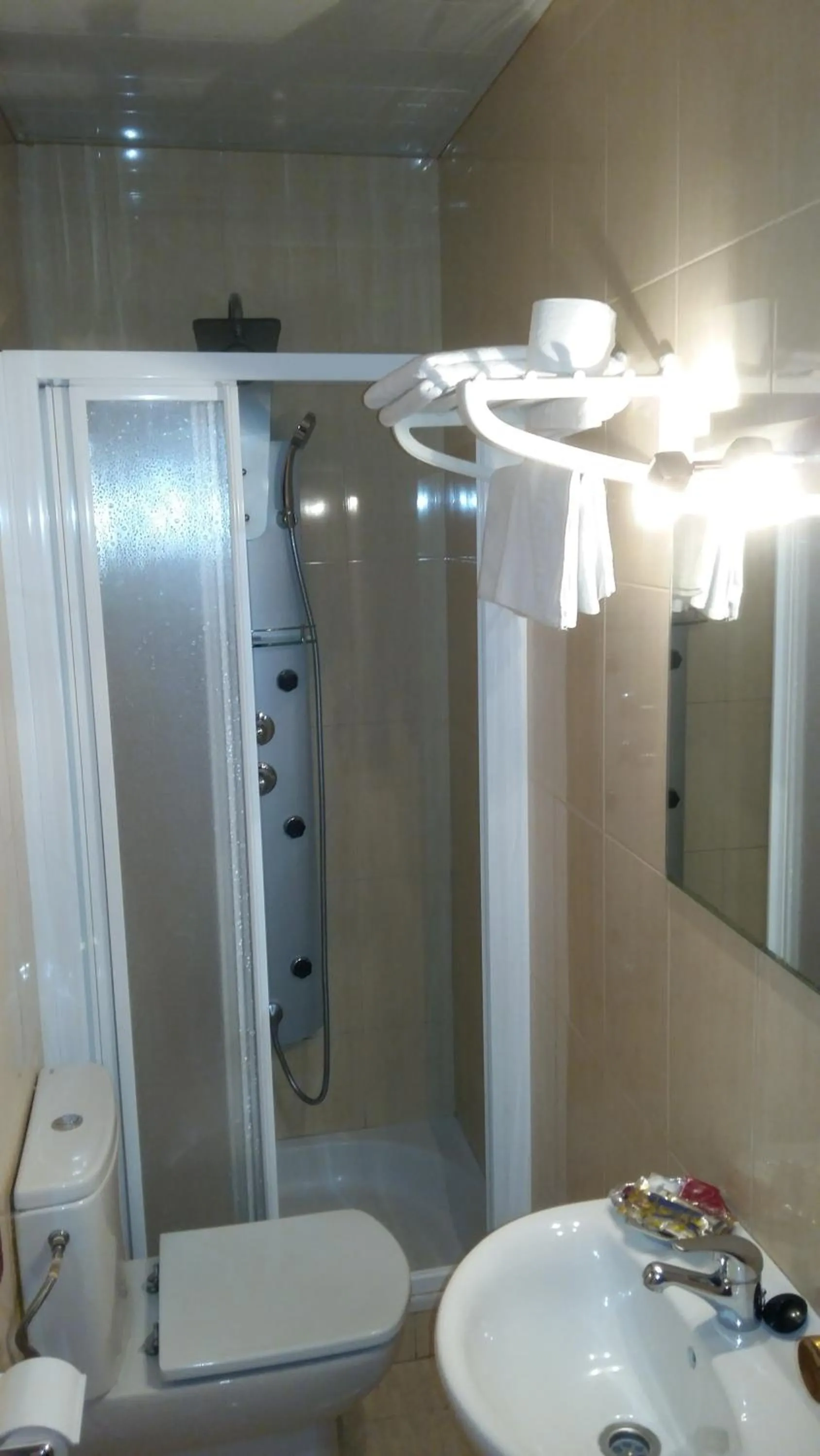 Bathroom in Hostal Can Jaume