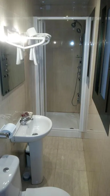 Bathroom in Hostal Can Jaume