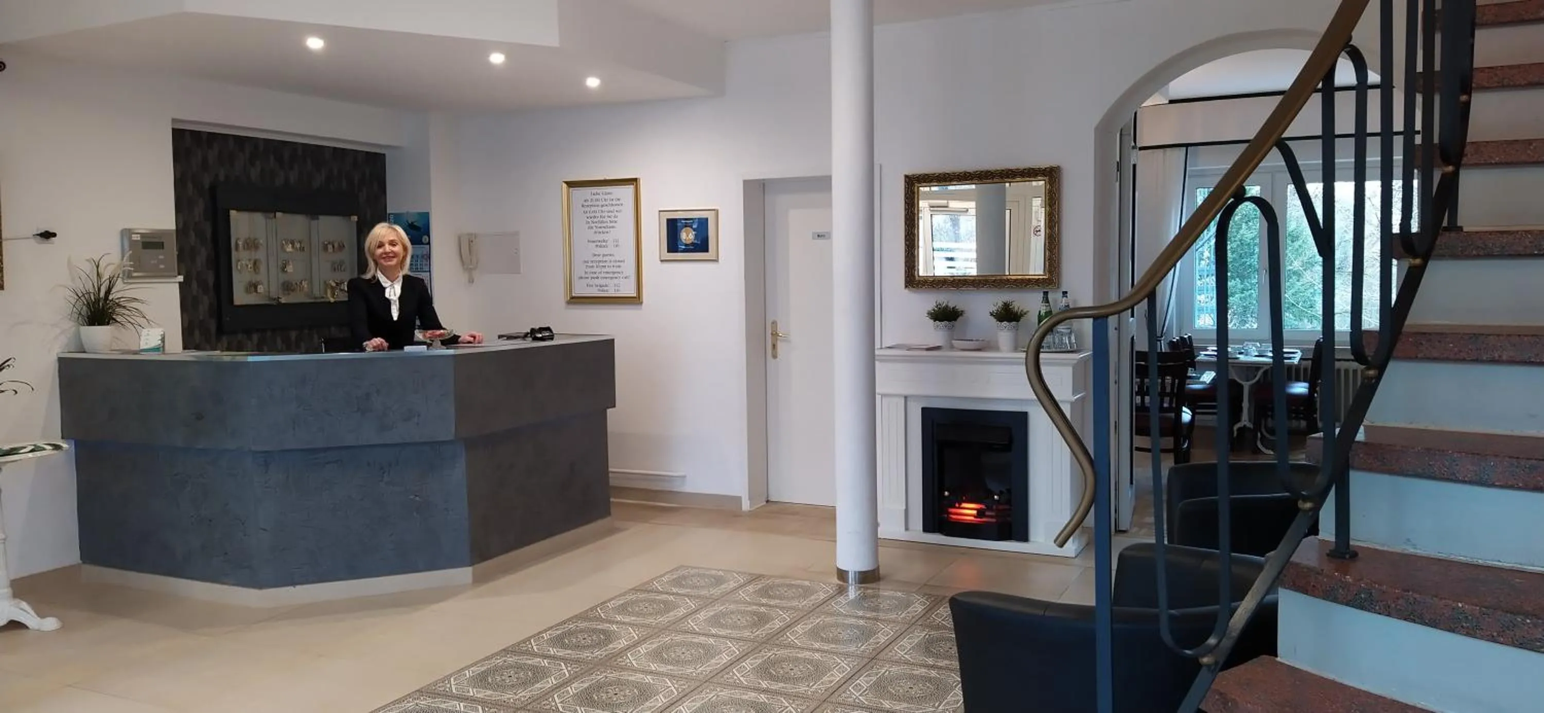 Lobby or reception in Hotel am Park
