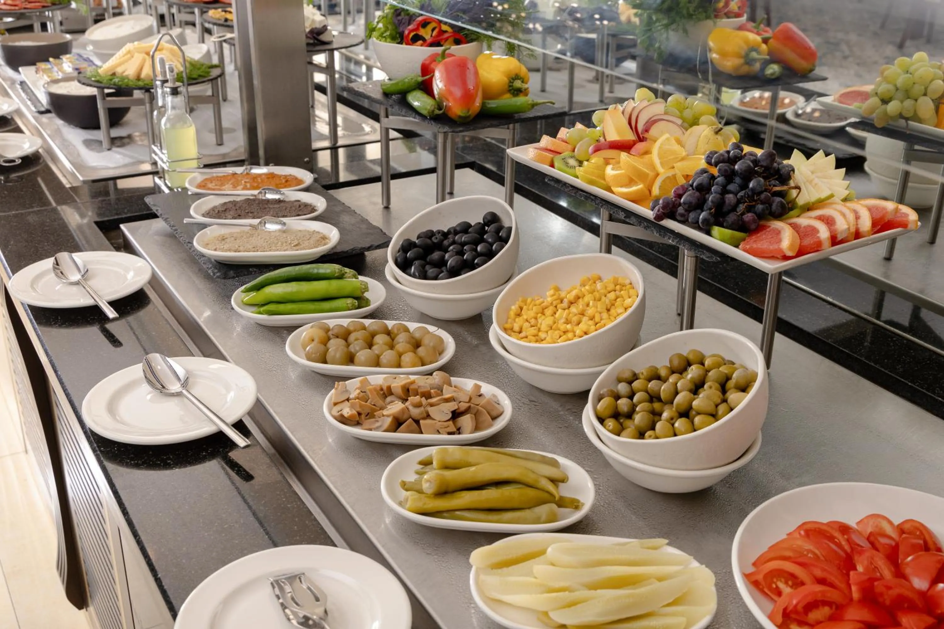 Buffet breakfast in Ramada Plaza by Wyndham Gence