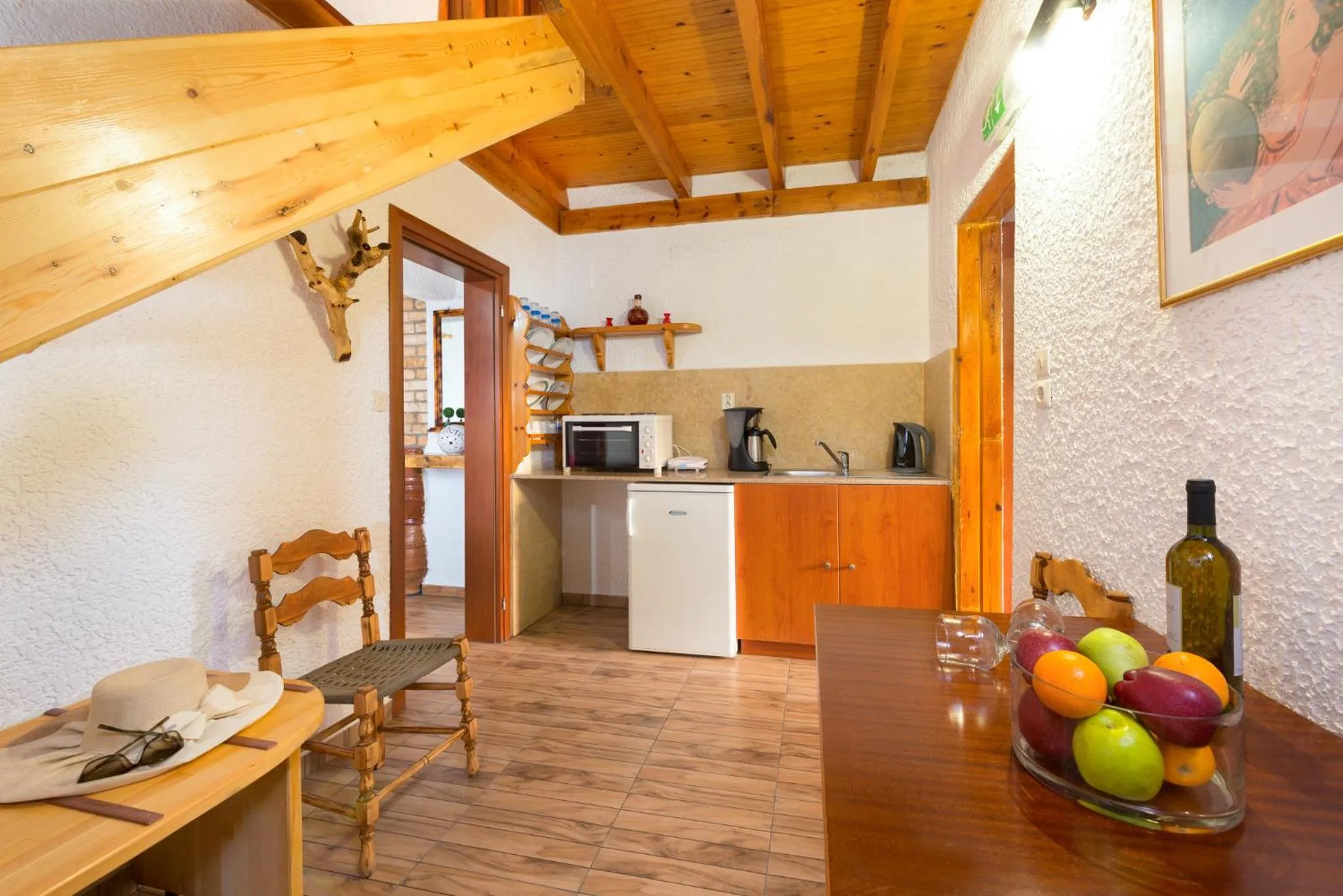 Kitchen or kitchenette in Elefteria Apts & Suites