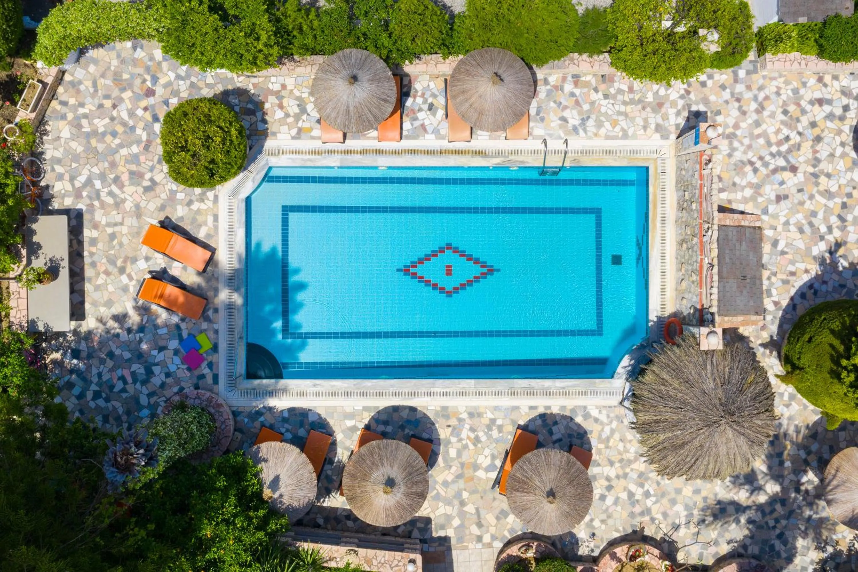 Swimming pool in Elefteria Apts & Suites