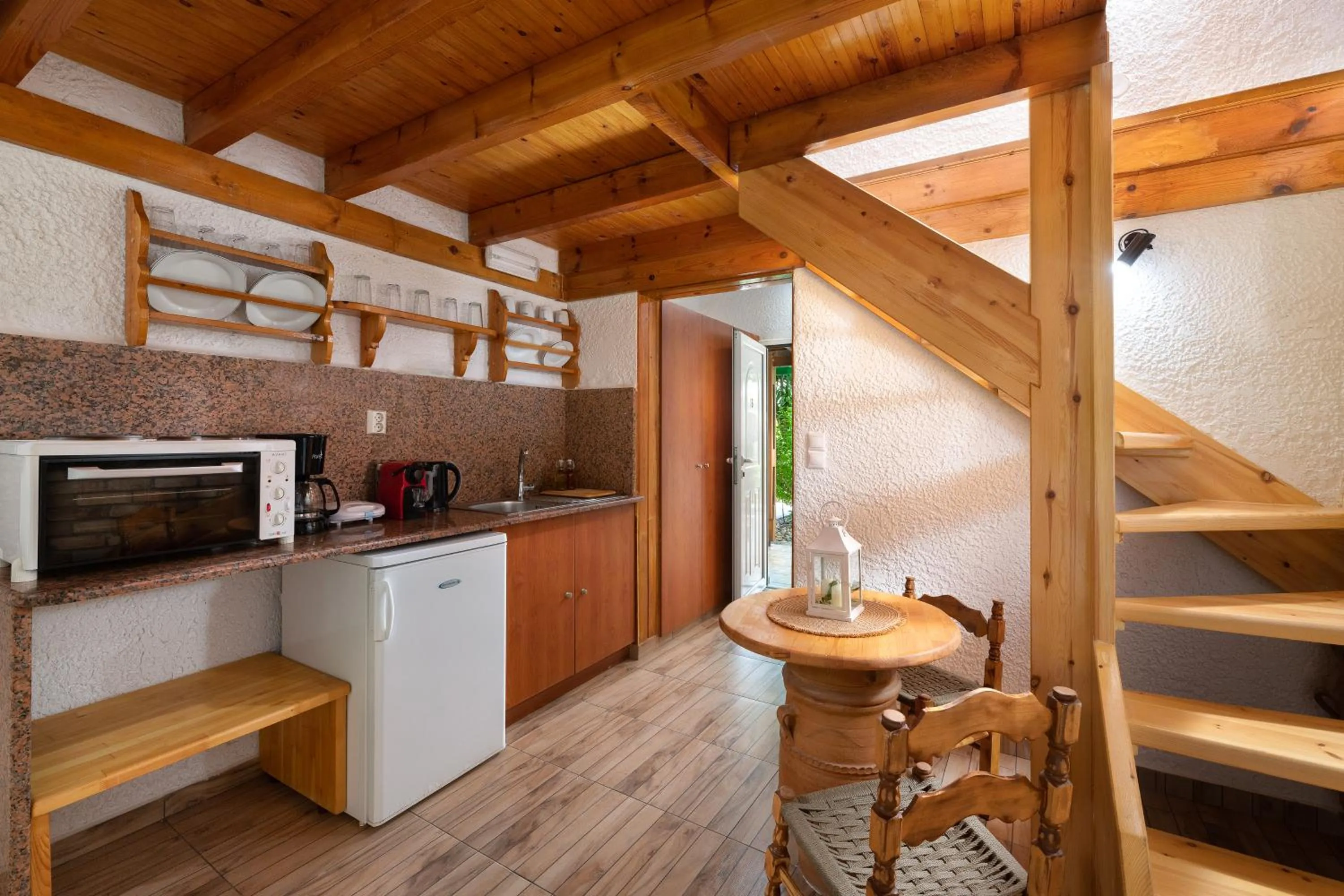 Kitchen or kitchenette in Elefteria Apts & Suites