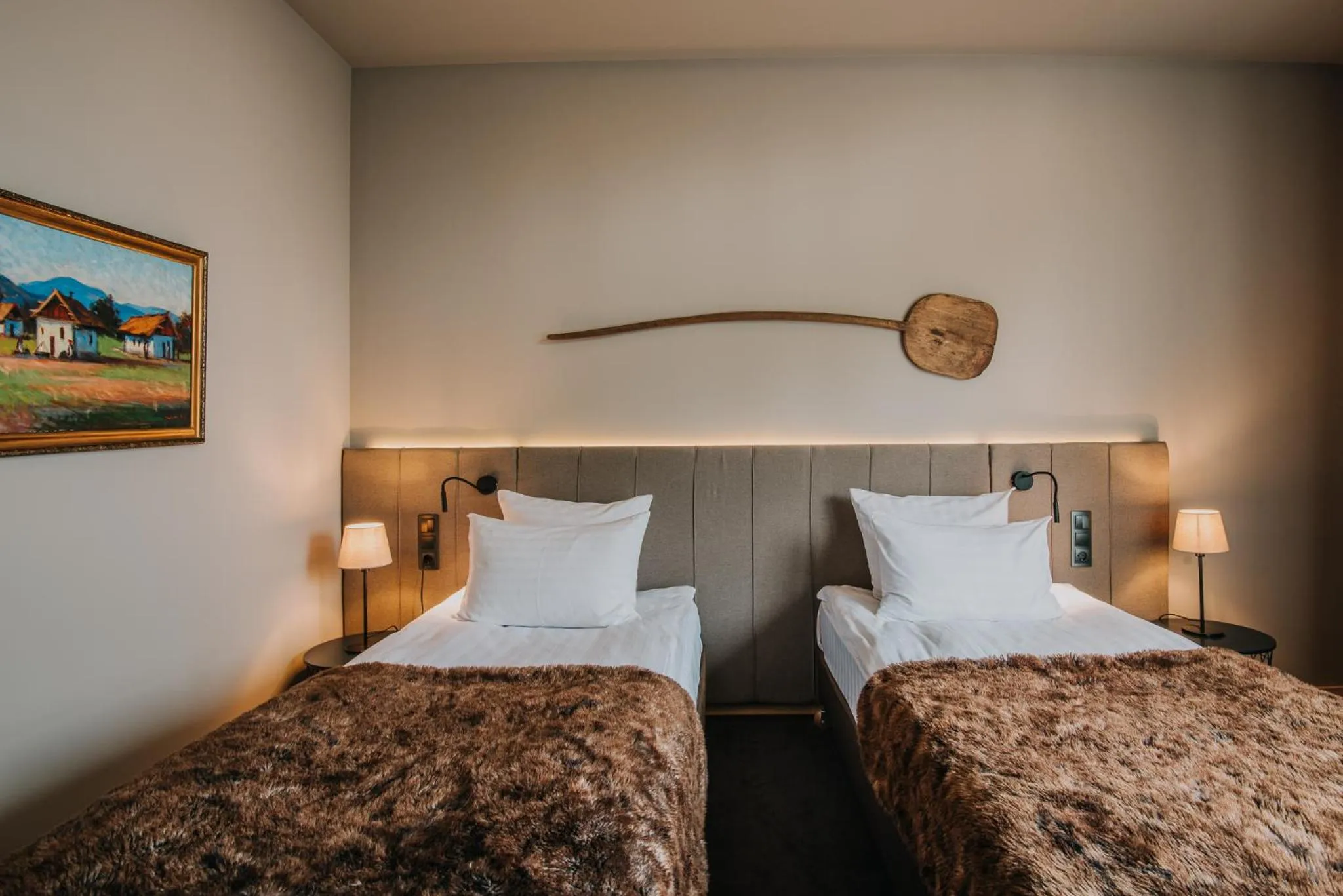 Bed in Balvanyos Resort - Peakture Hotel & Grand Hotel Balvanyos