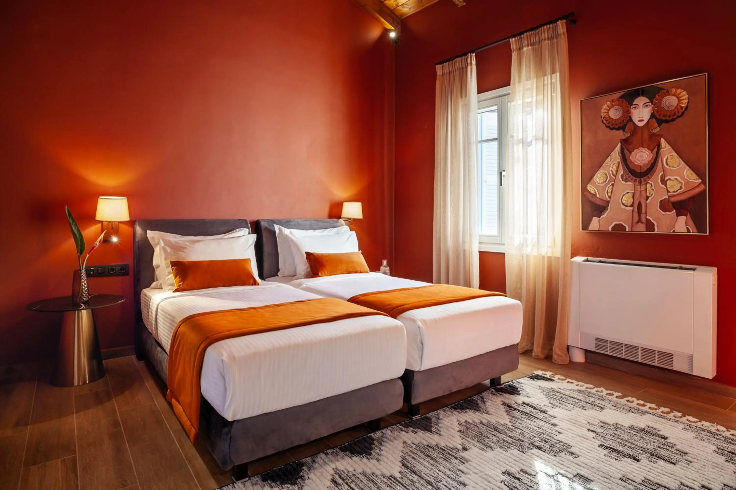 Bed in Archontiko Parnassus Dadi