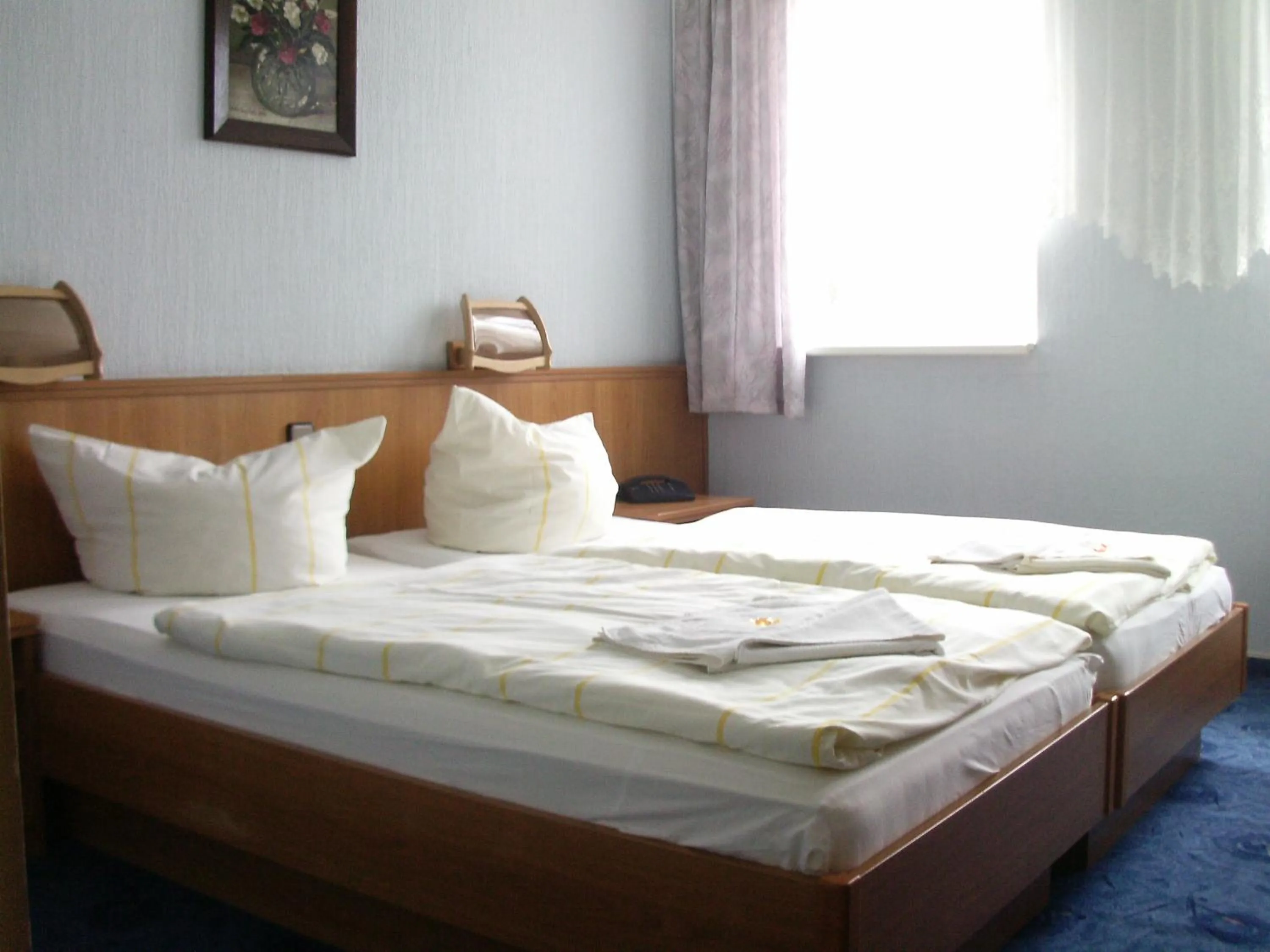 Bed in Hotel-Restaurant Marcus