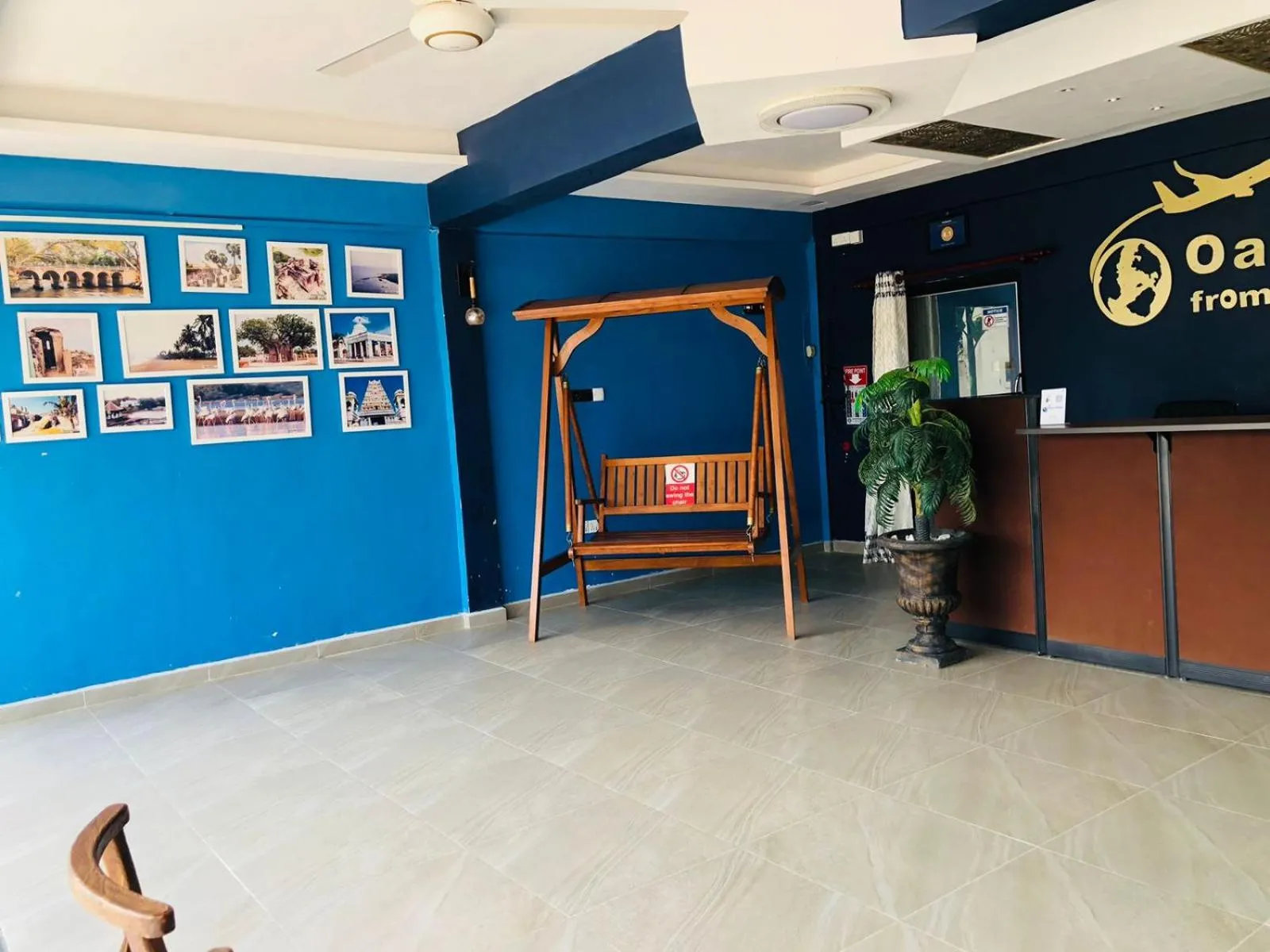Logo/Certificate/Sign in Oasis Wings Hotel