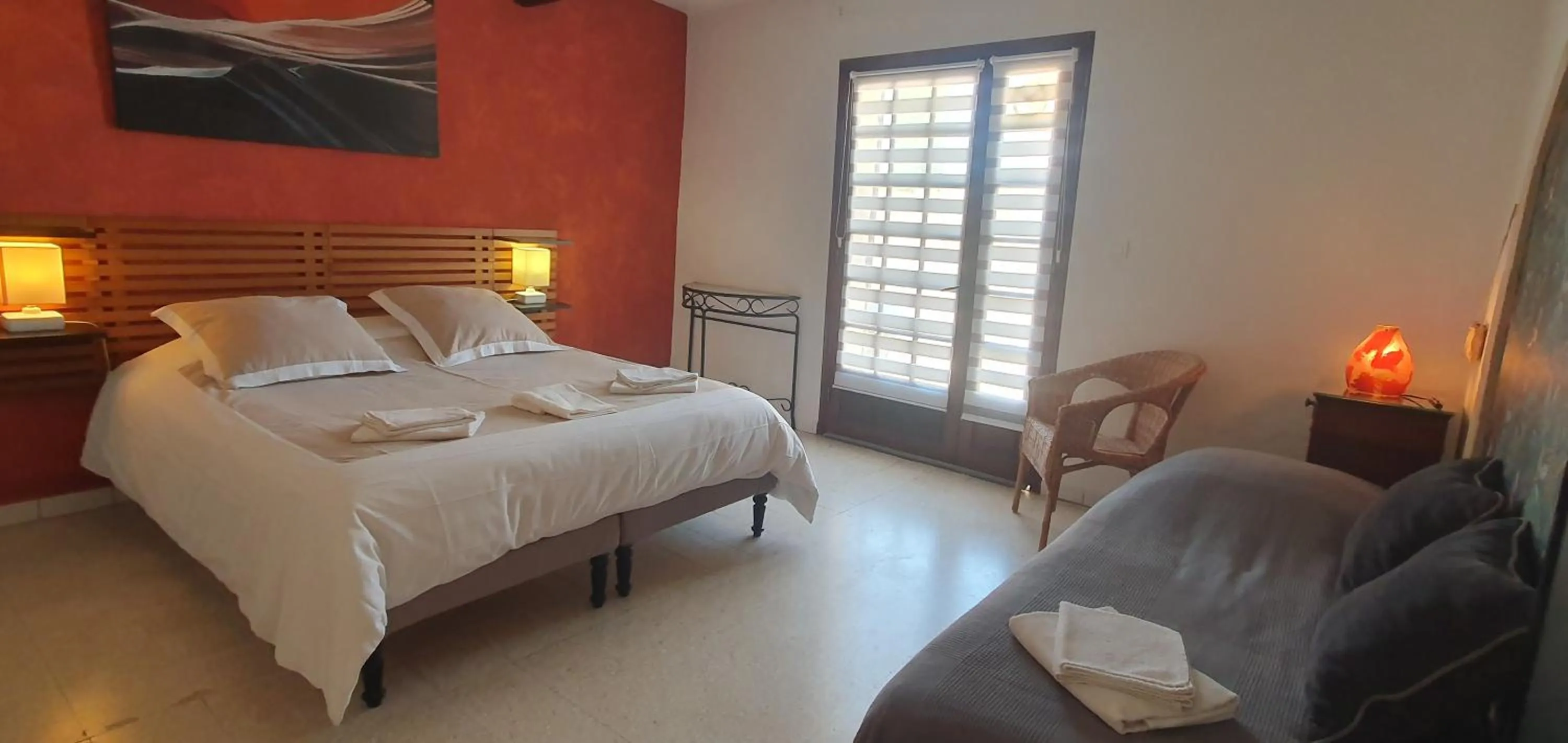 Bed in Le Jardin d'Ivana