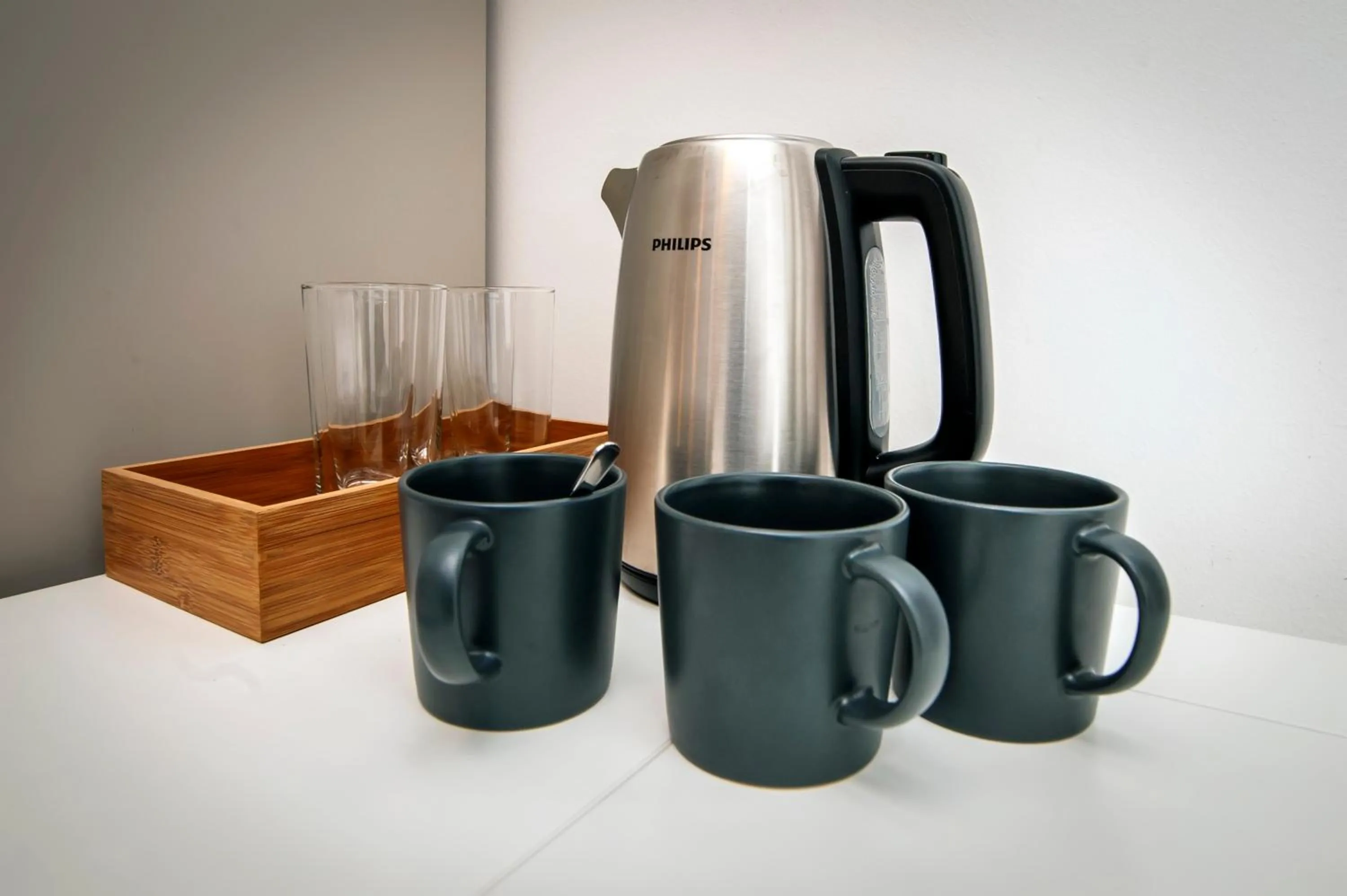 Coffee/tea facilities in Noemi's rooms