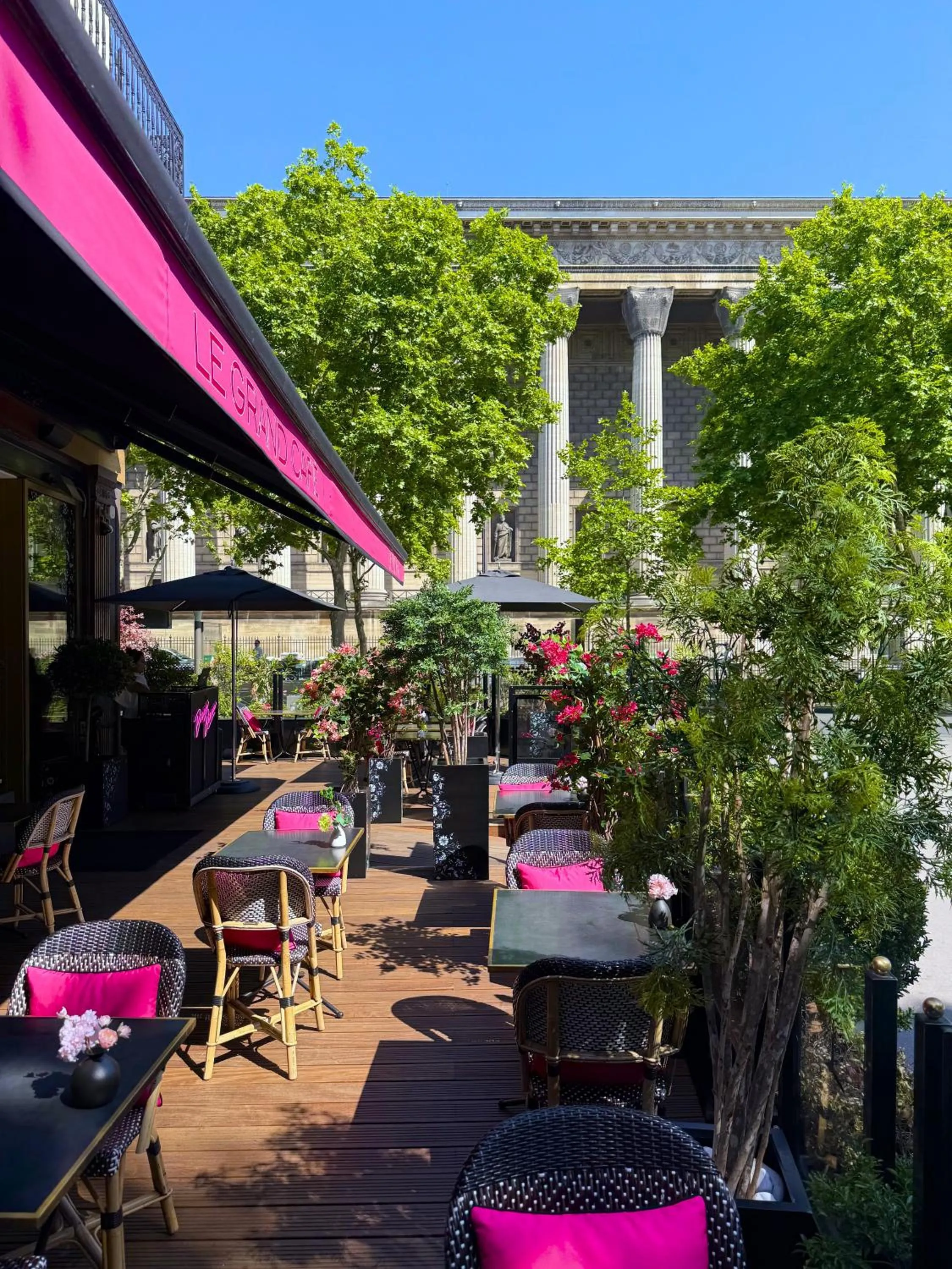 Patio in Fauchon l'Hôtel Paris
