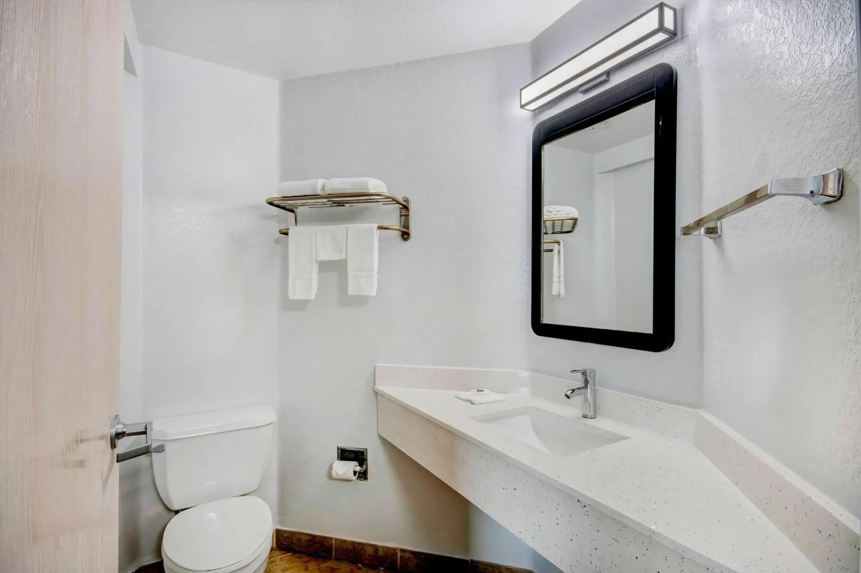 Bathroom in Motel 6-San Antonio, TX - Sea World North Bathroom in Motel 6-San Antonio, TX - Sea World North