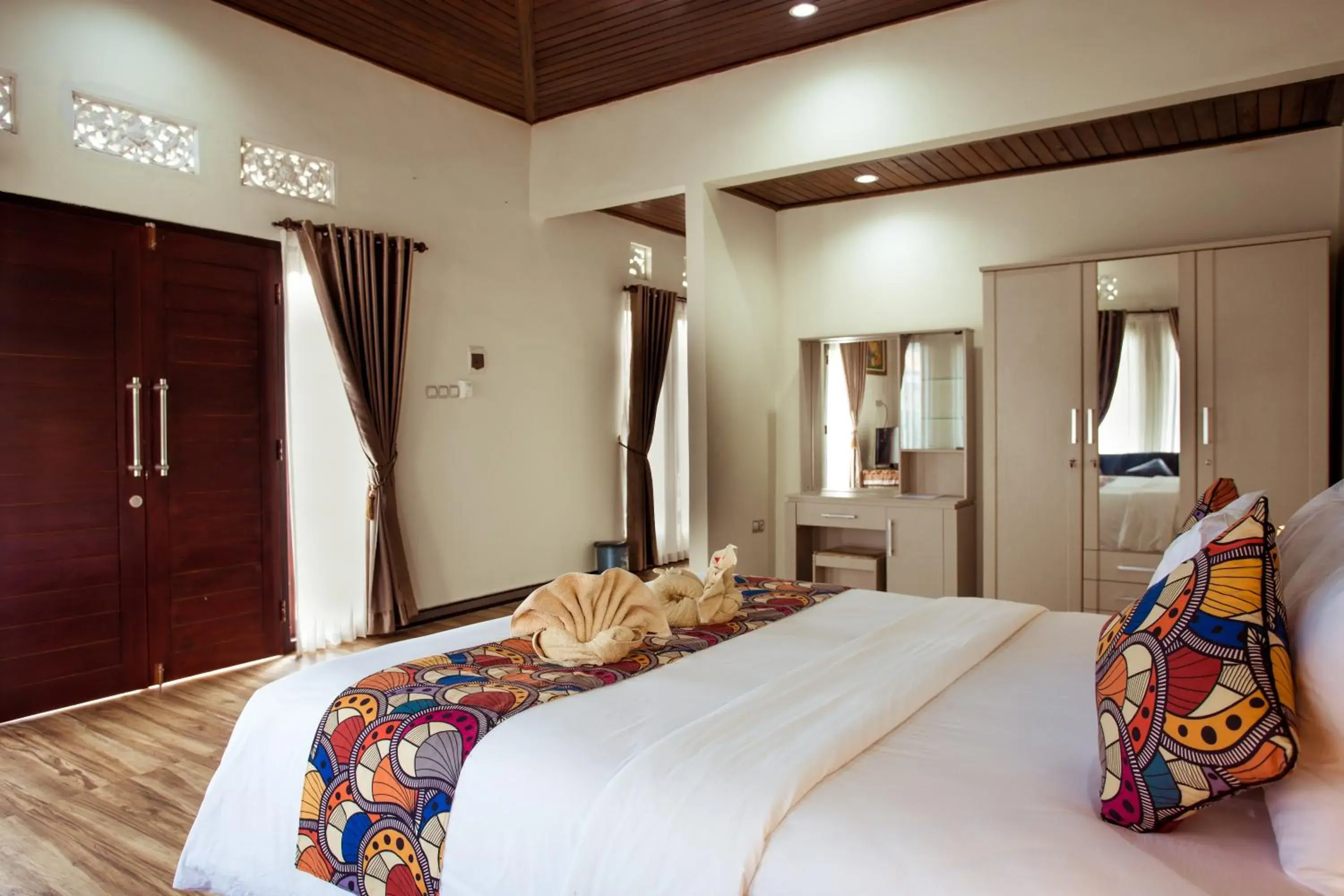 Bed in Villa Jempana Kintamani Bed in Villa Jempana Kintamani