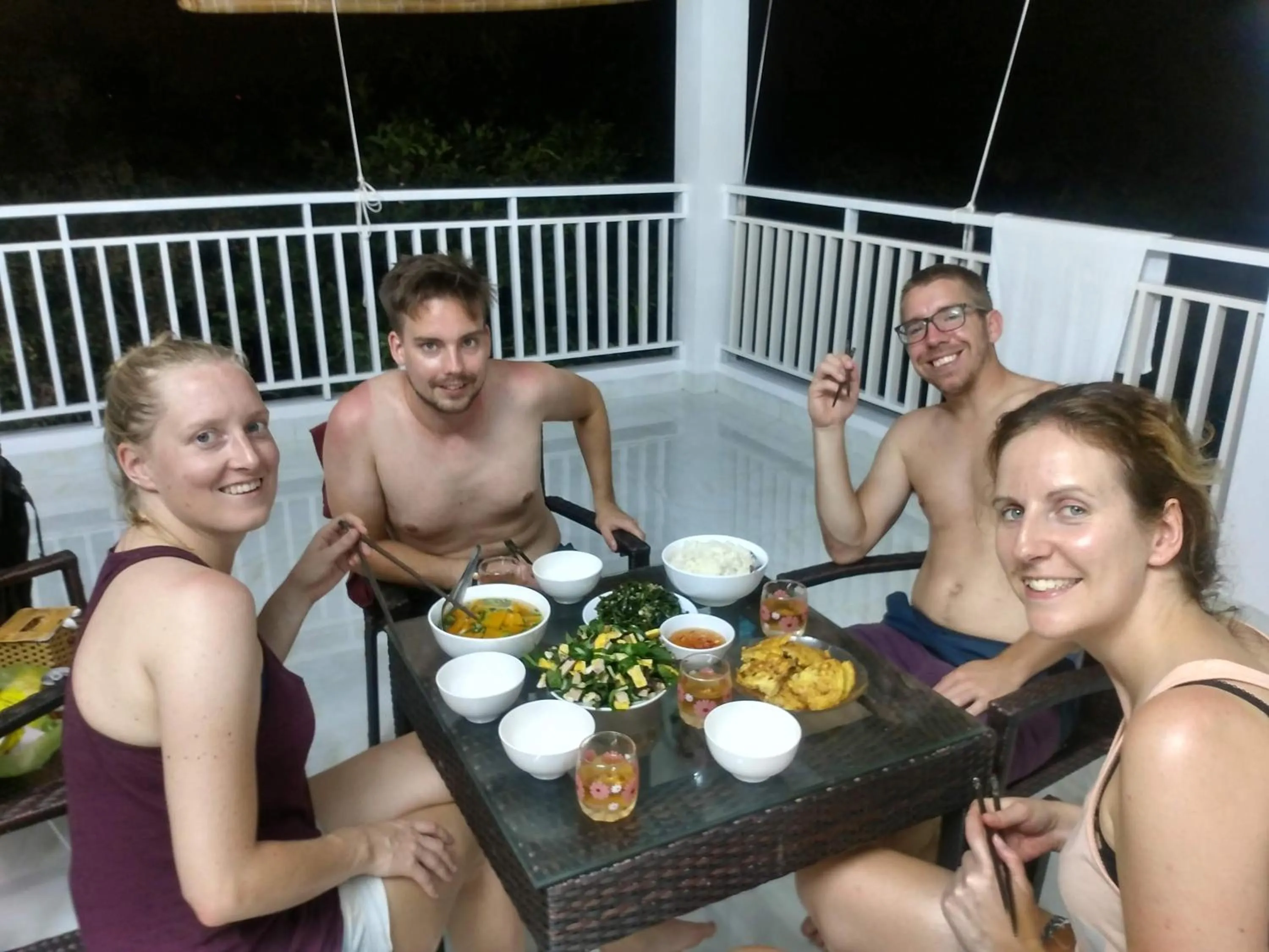 Balcony/Terrace in Tuyet's Homestay