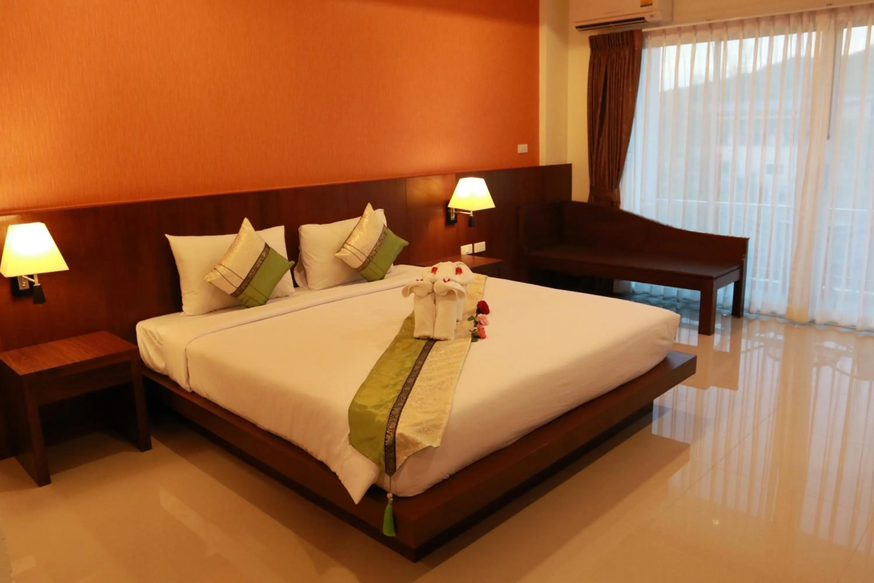 Bed in The Pano Hotel & Residence
