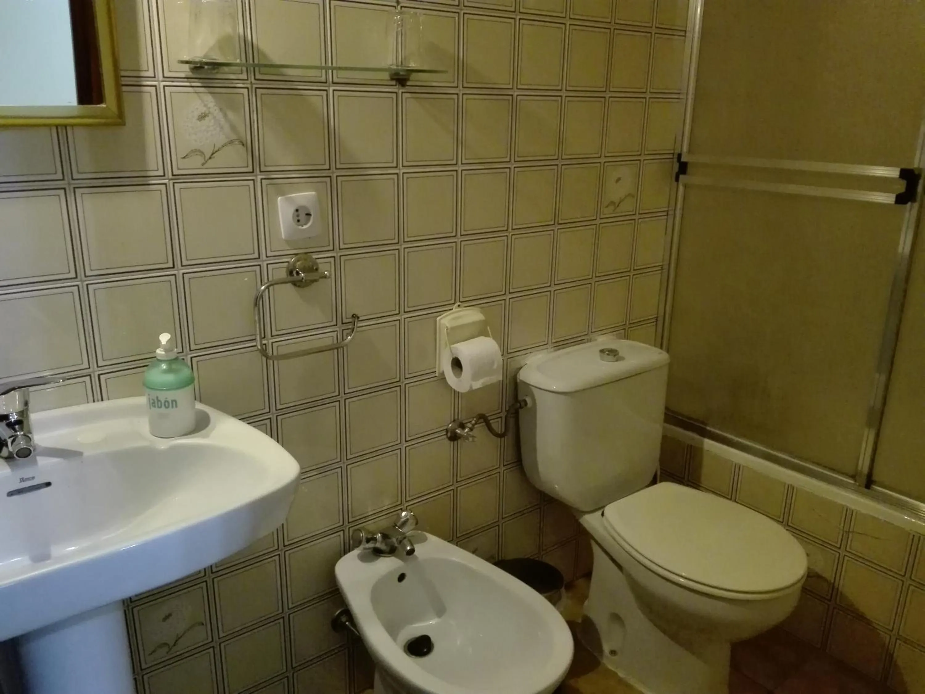 Decorative detail in Pensión Javier