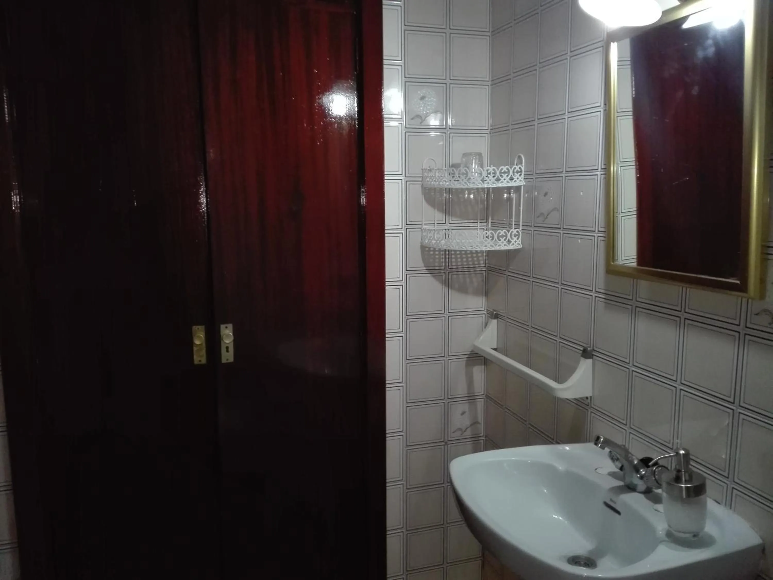 Decorative detail in Pensión Javier