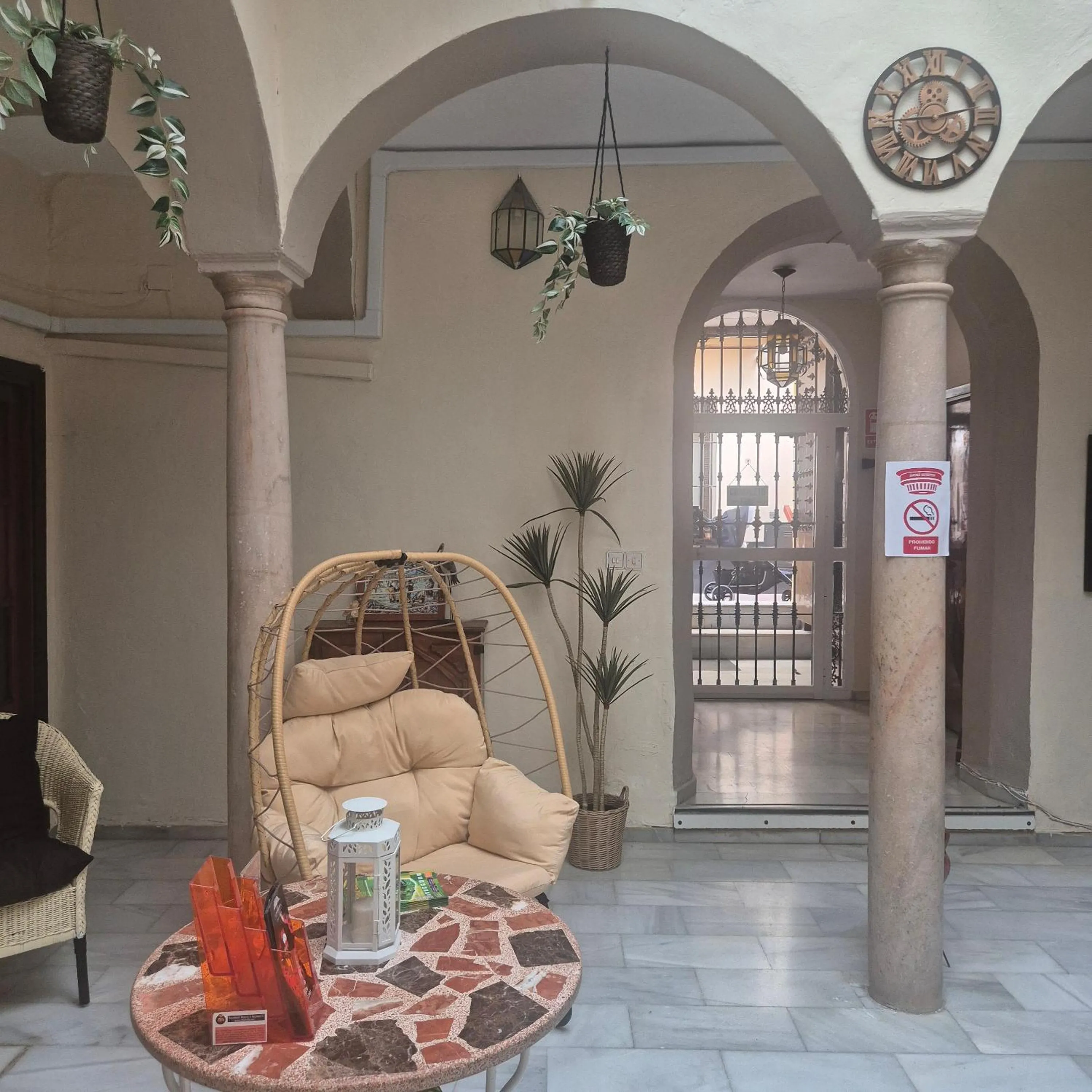 Lobby or reception in Pensión Javier