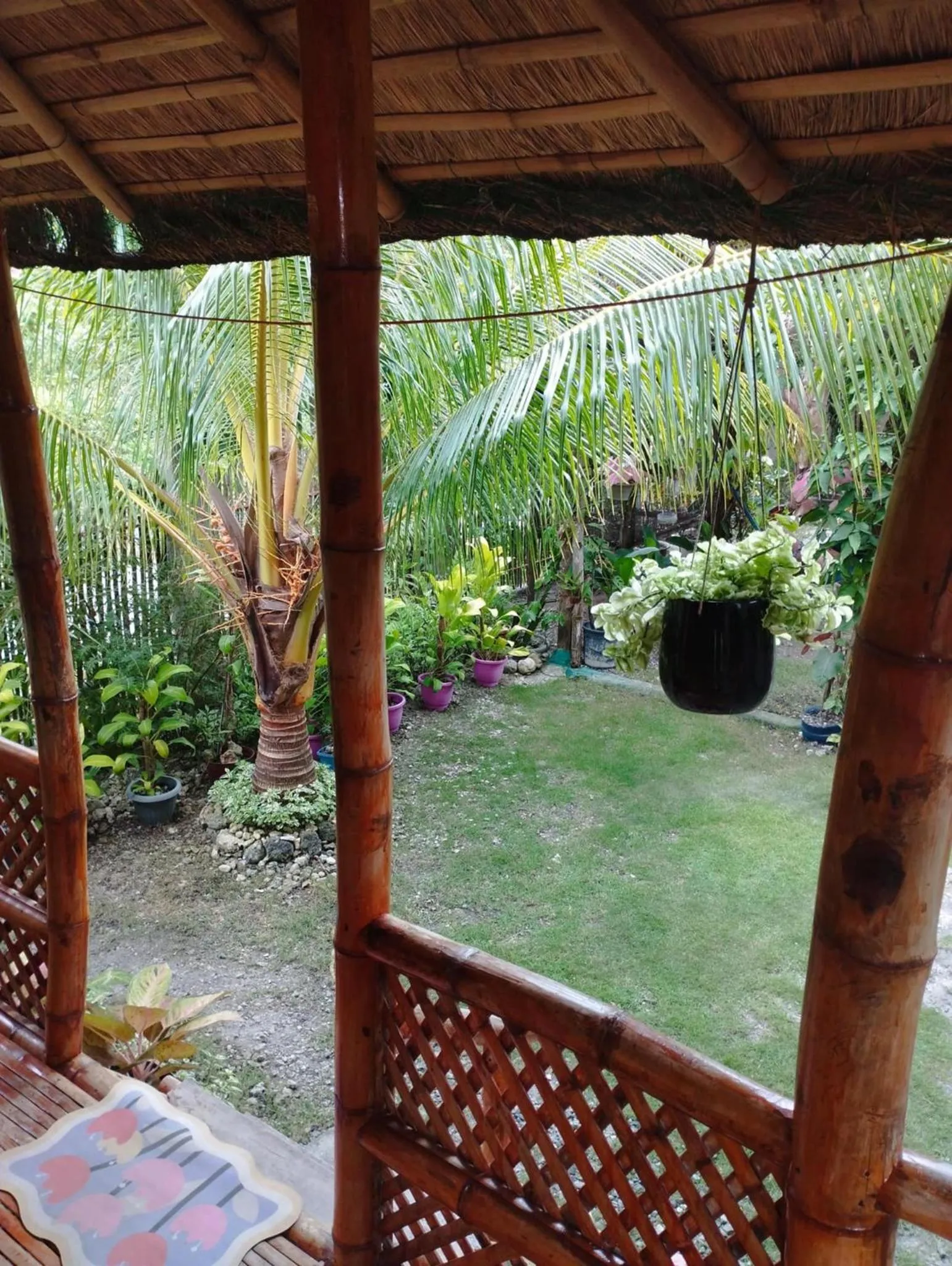 Garden view in Titanic's Nipa Hut