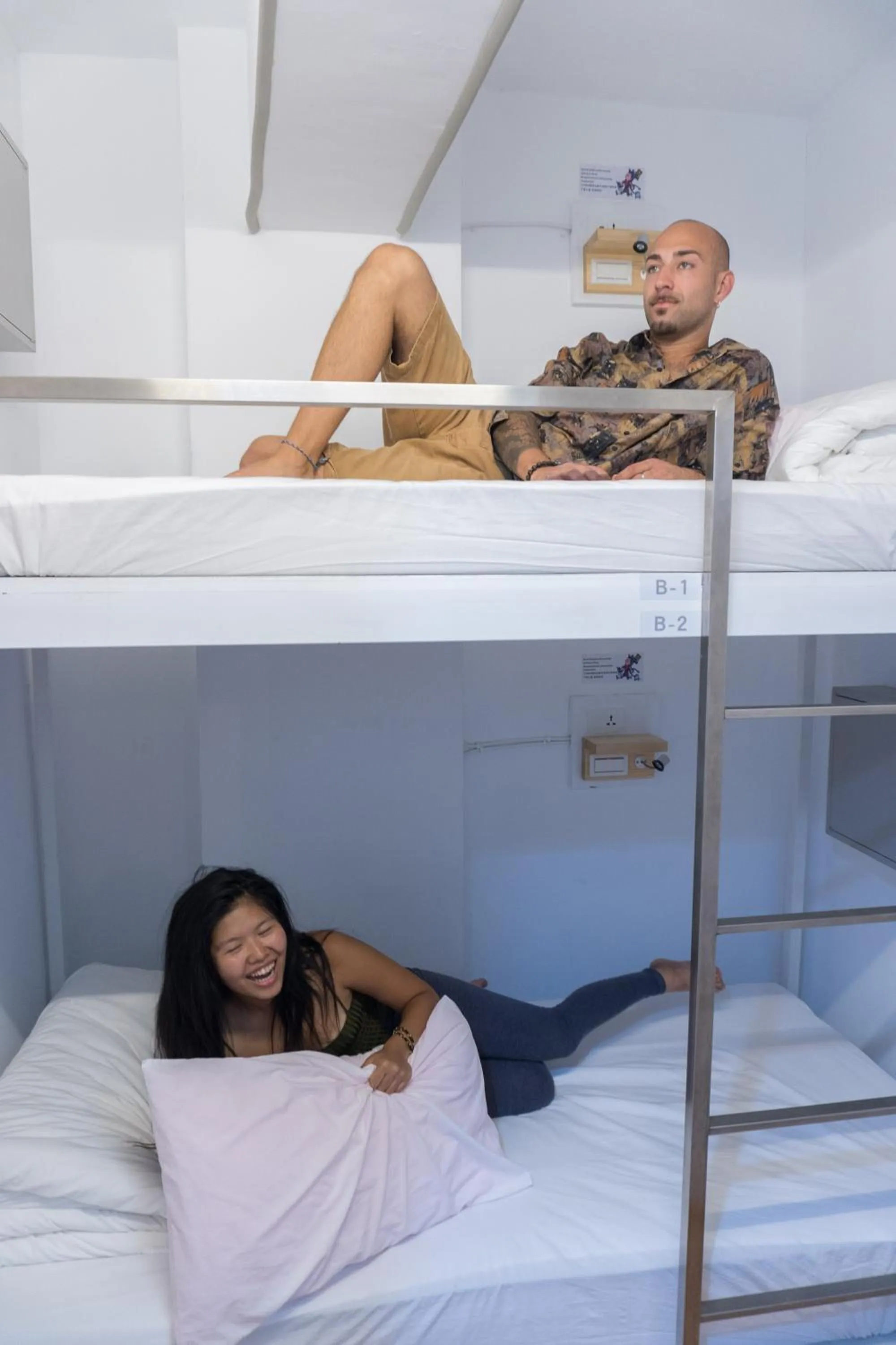 Bed in May Rooms Taipei Main Station