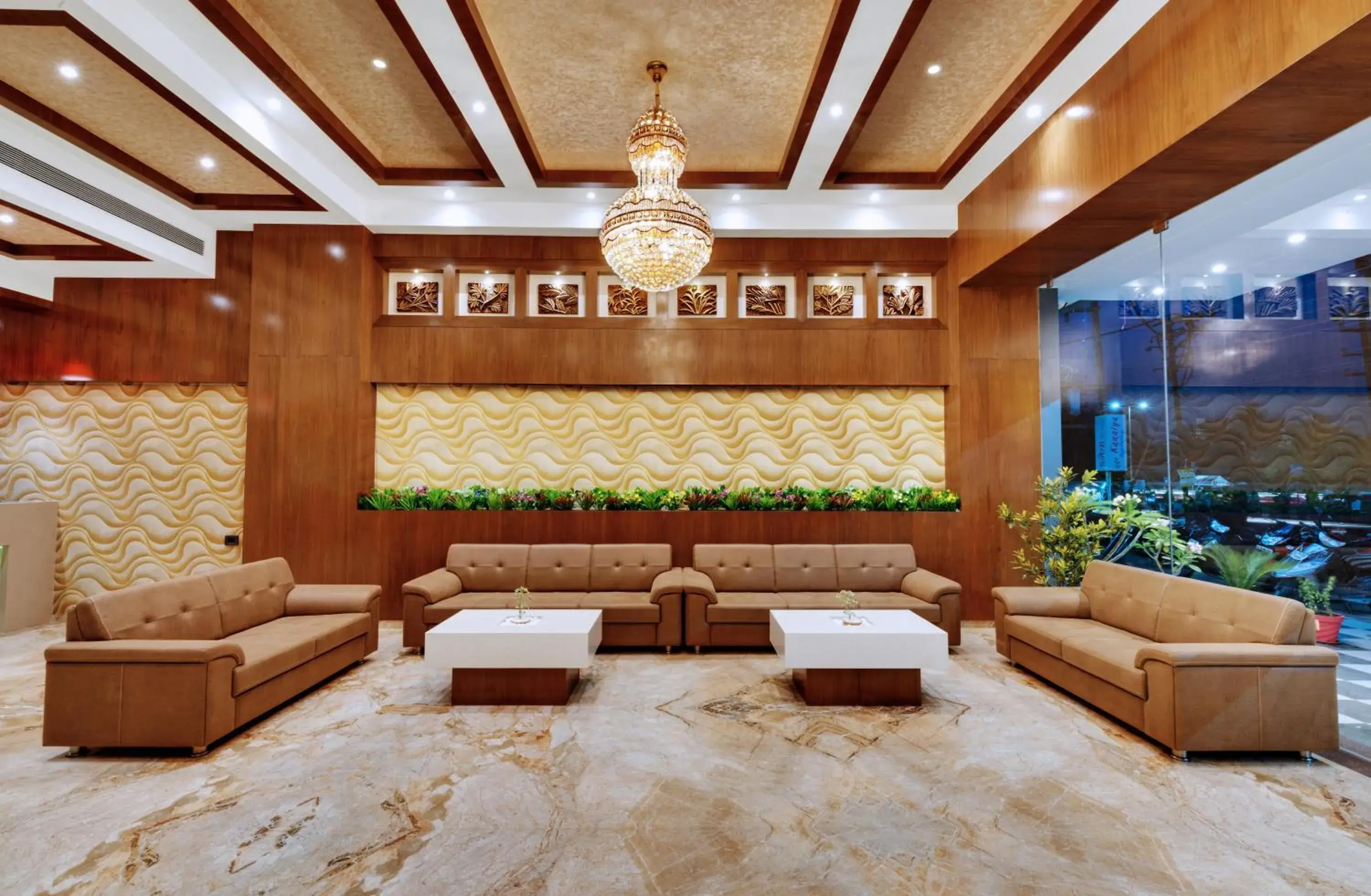 Lobby or reception in Anaya Beacon Hotel, Jamnagar Lobby or reception in Anaya Beacon Hotel, Jamnagar