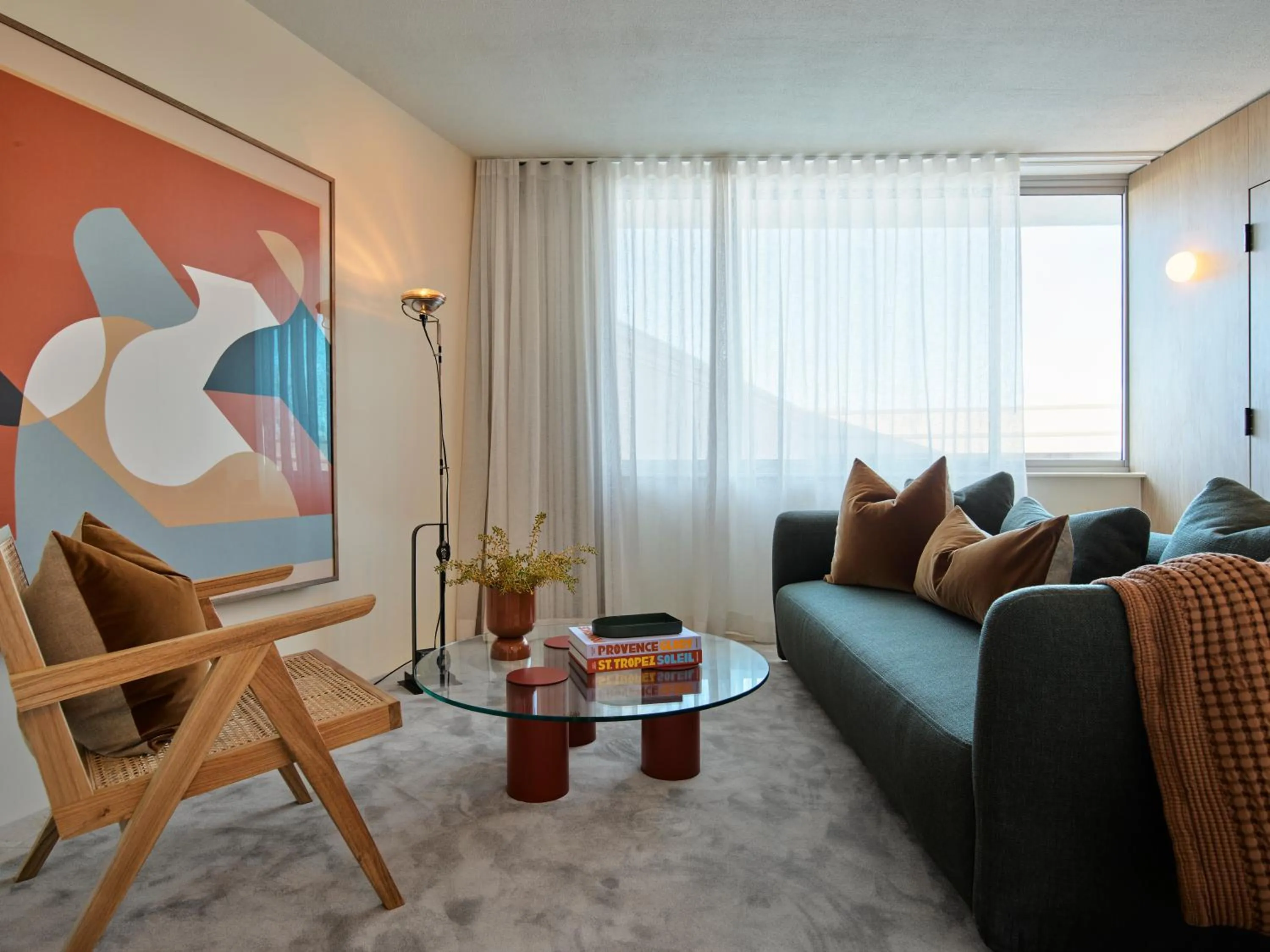 Seating area in Oxford House