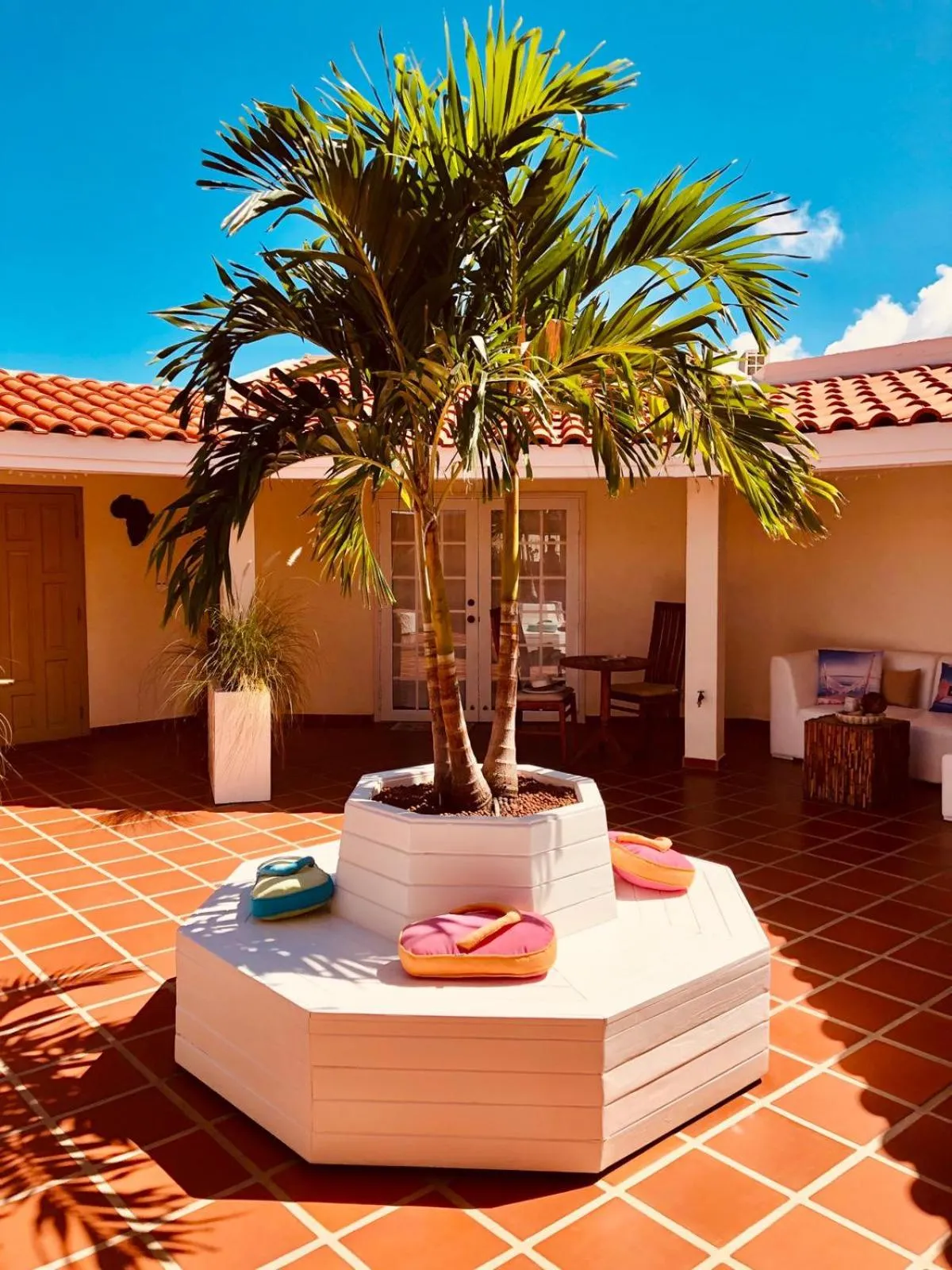 Garden in Karibu Aruba Boutique Hotel