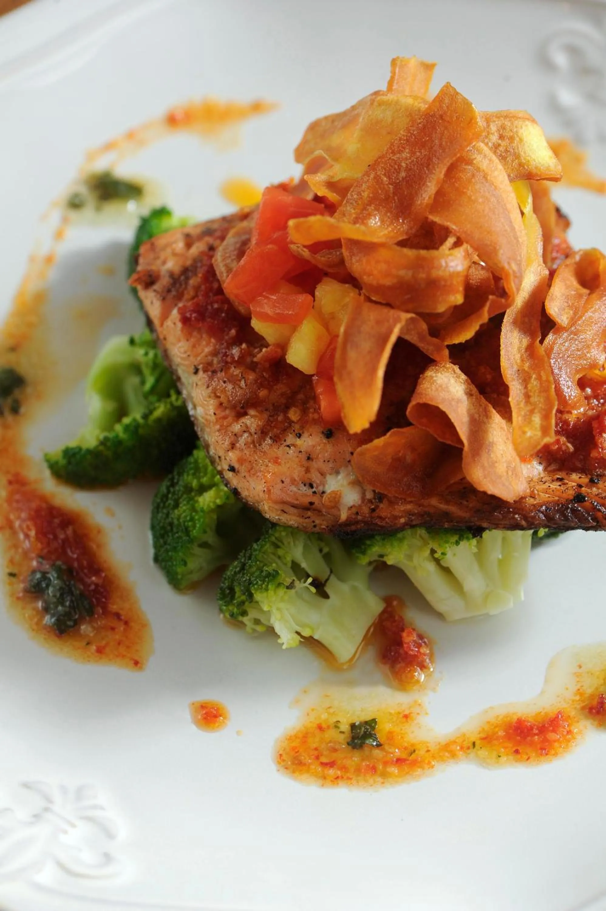 Food close-up in Fleur de Lys