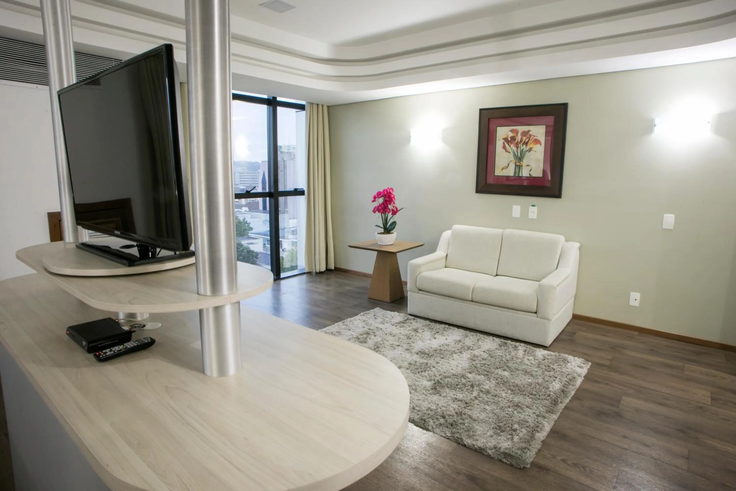 TV and multimedia in Alven Hotel by Slaviero Hotéis