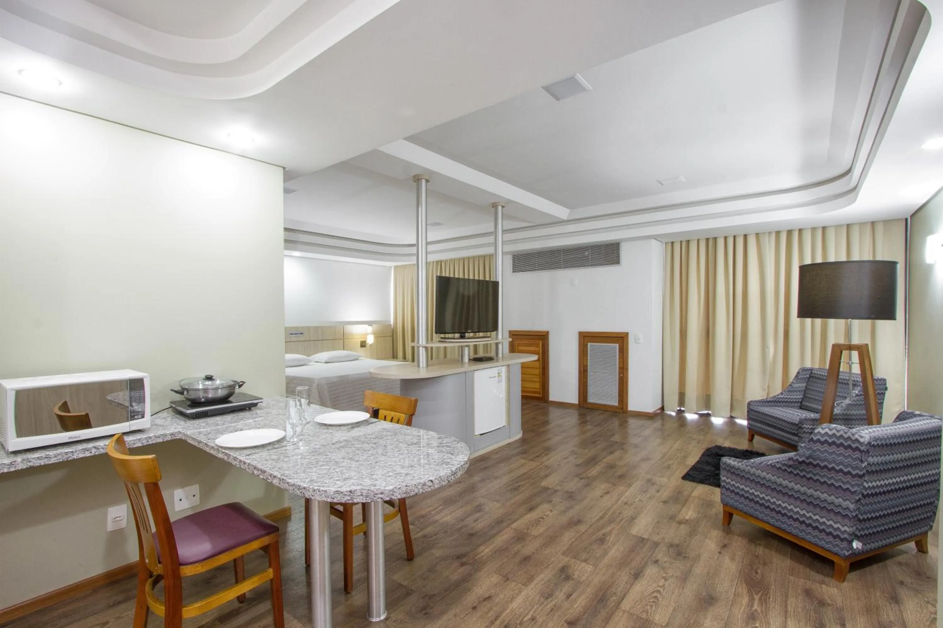 Bed in Alven Hotel by Slaviero Hotéis