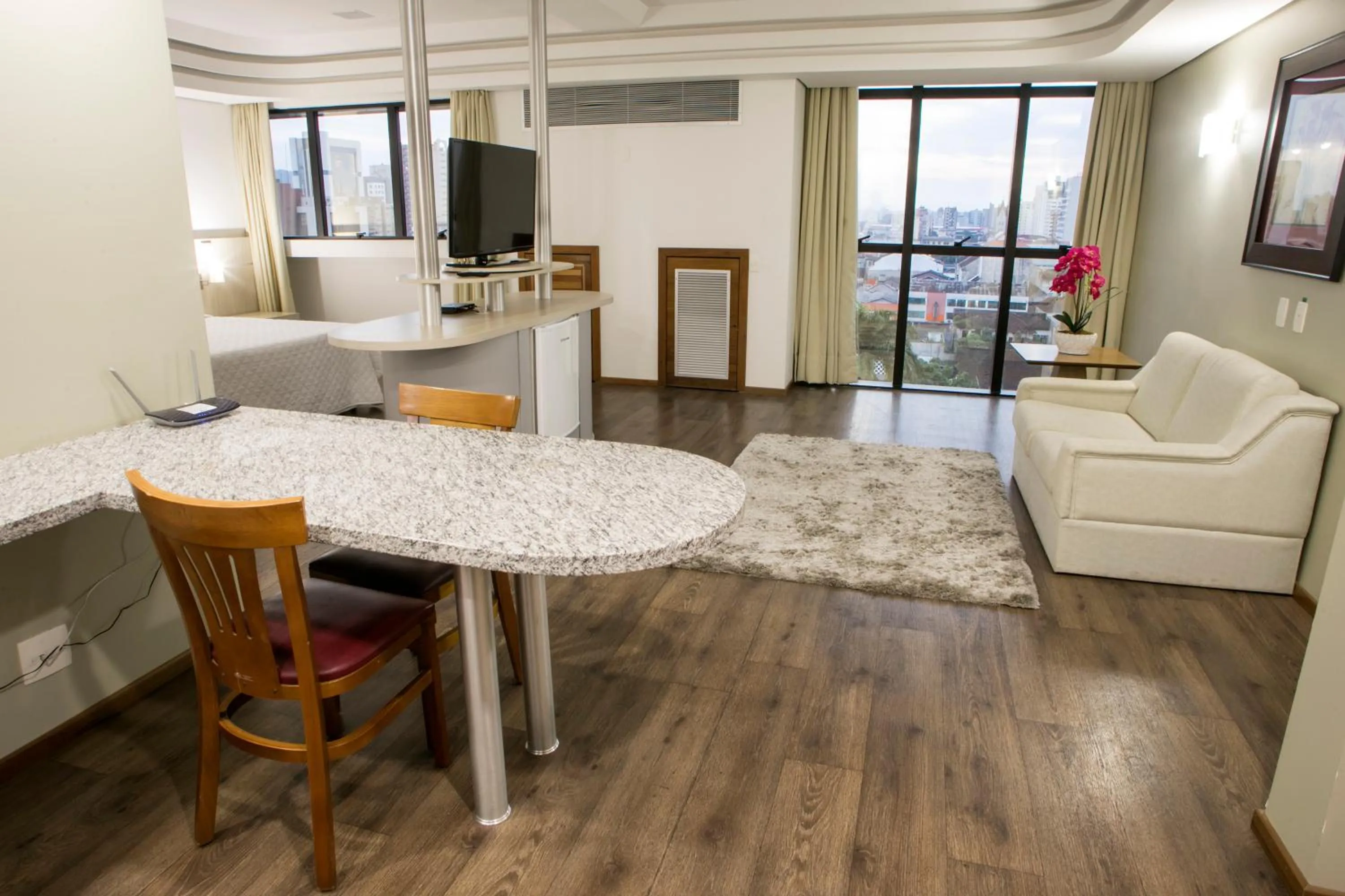 Bed in Alven Hotel by Slaviero Hotéis