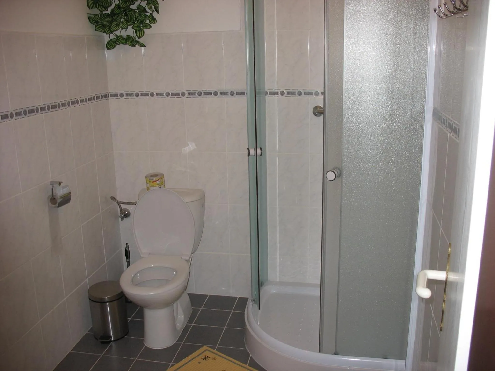 Shower in Hotel Kovarna