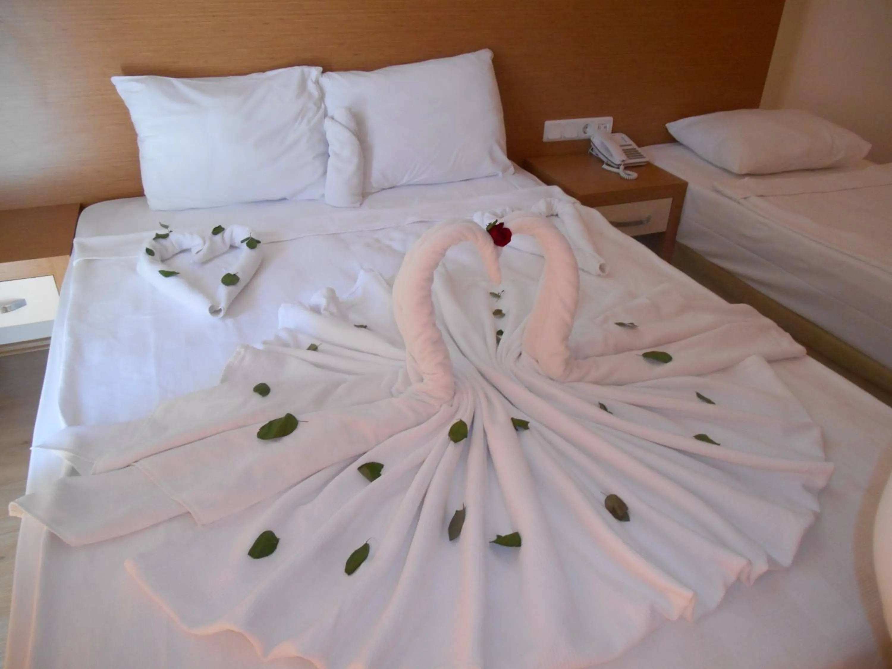 Decorative detail, Bed in Hotel Kovarna