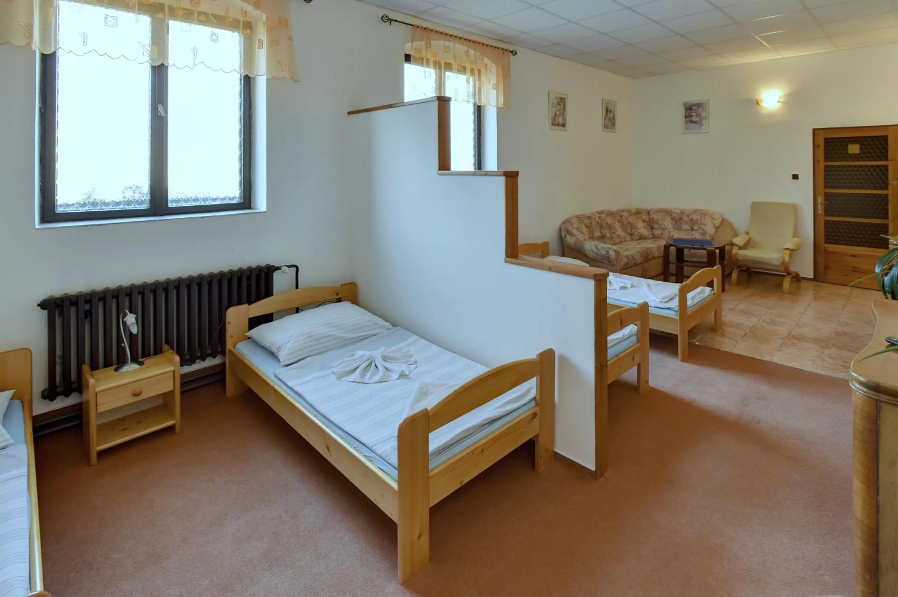 Bedroom, Bed in Hotel Kovarna