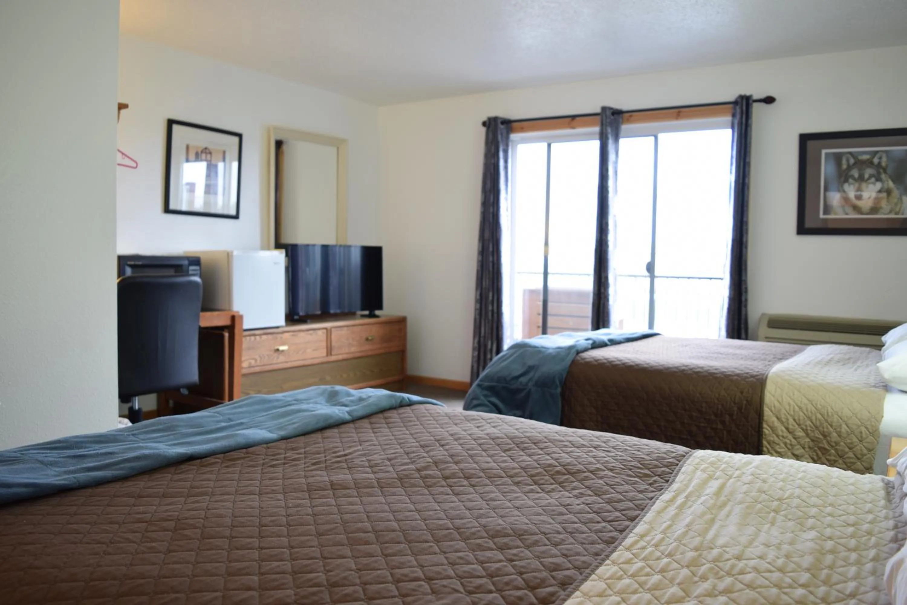 Bed in The Otter Lodge